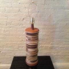 Large Gordon Martz Marshall Studios Midcentury Art Pottery Table Lamp