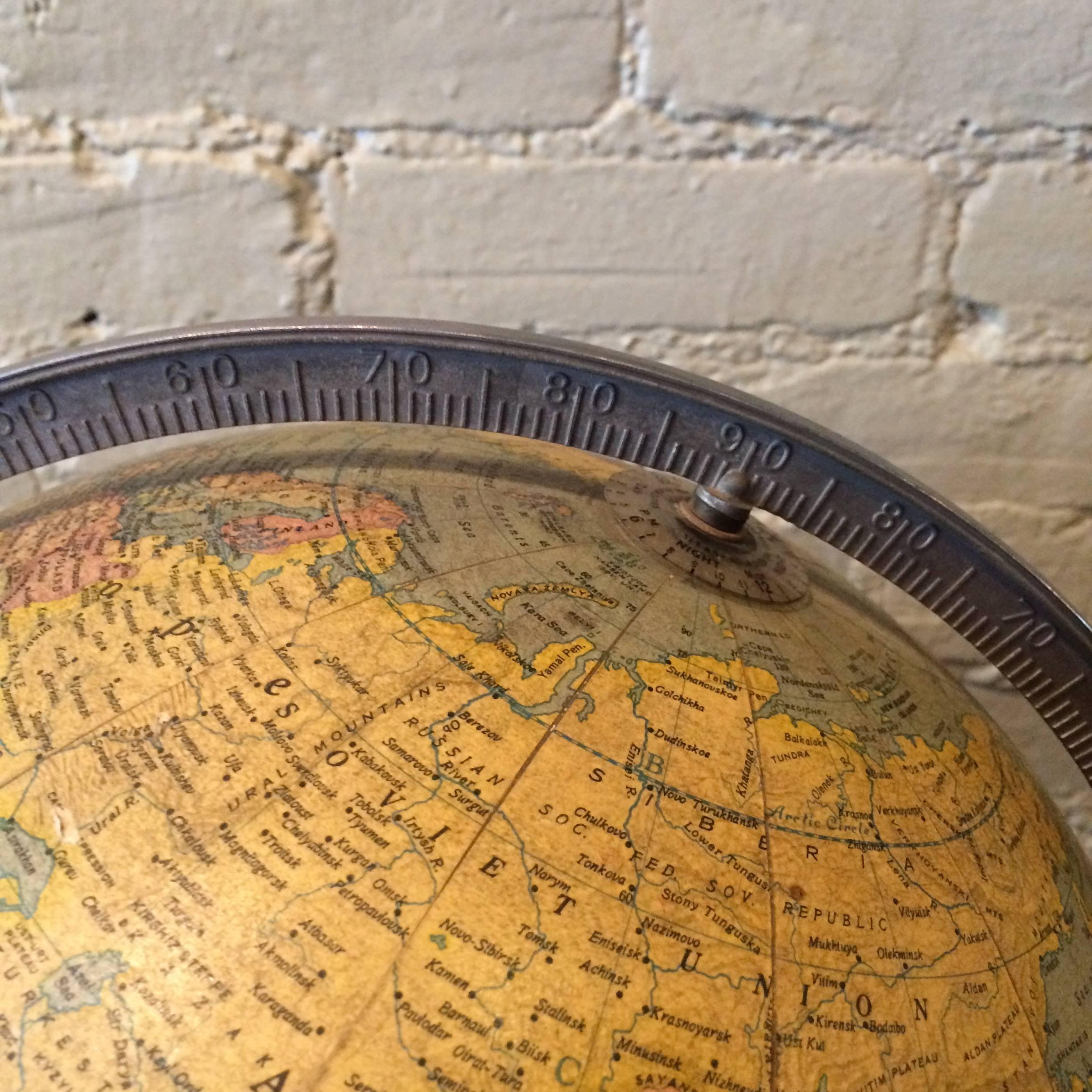 rand mcnally terrestrial globe