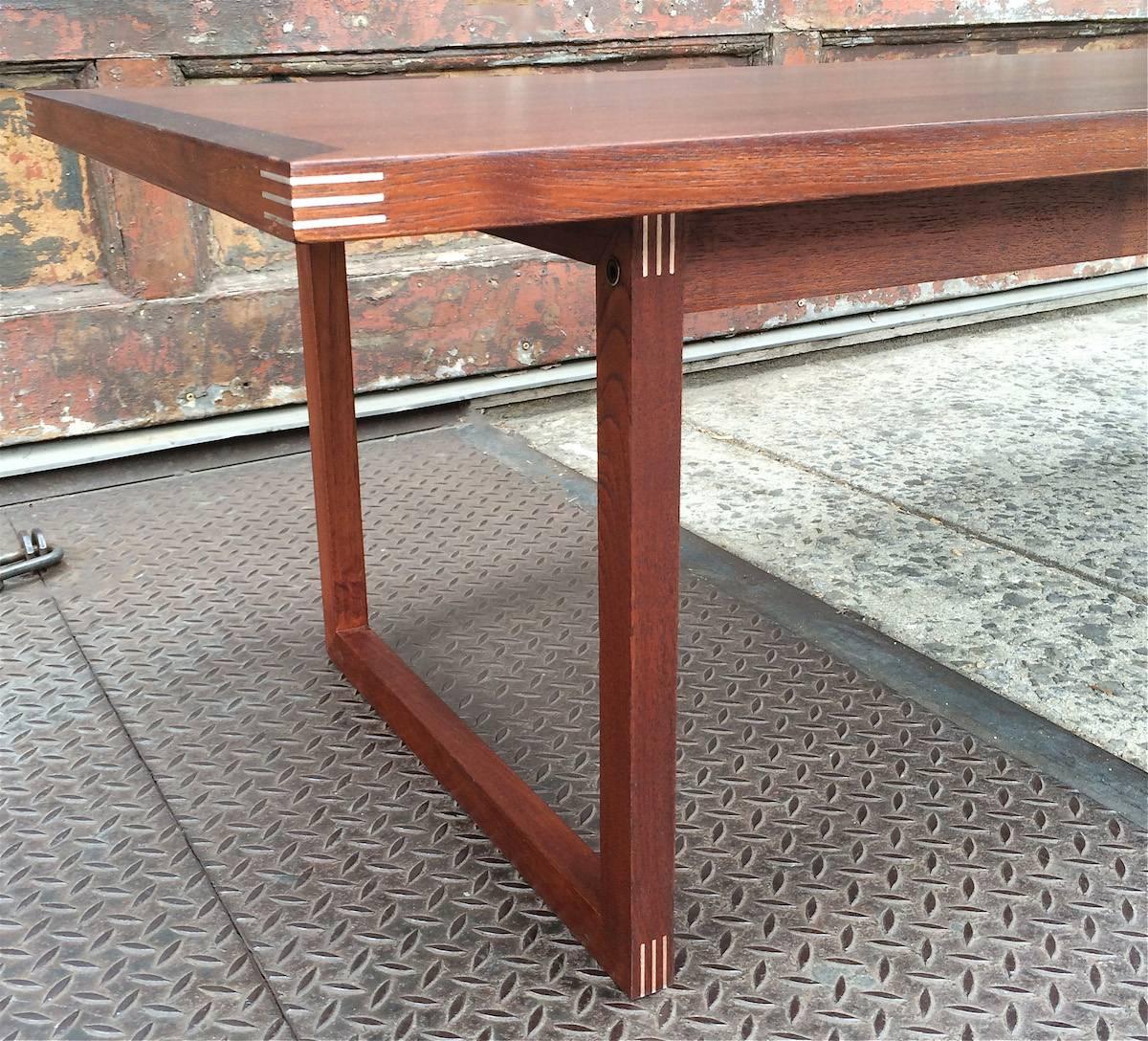 Mid-20th Century Danish Modern Rosewood Coffee Table by Rud Thygesen for Heltborg Møbler