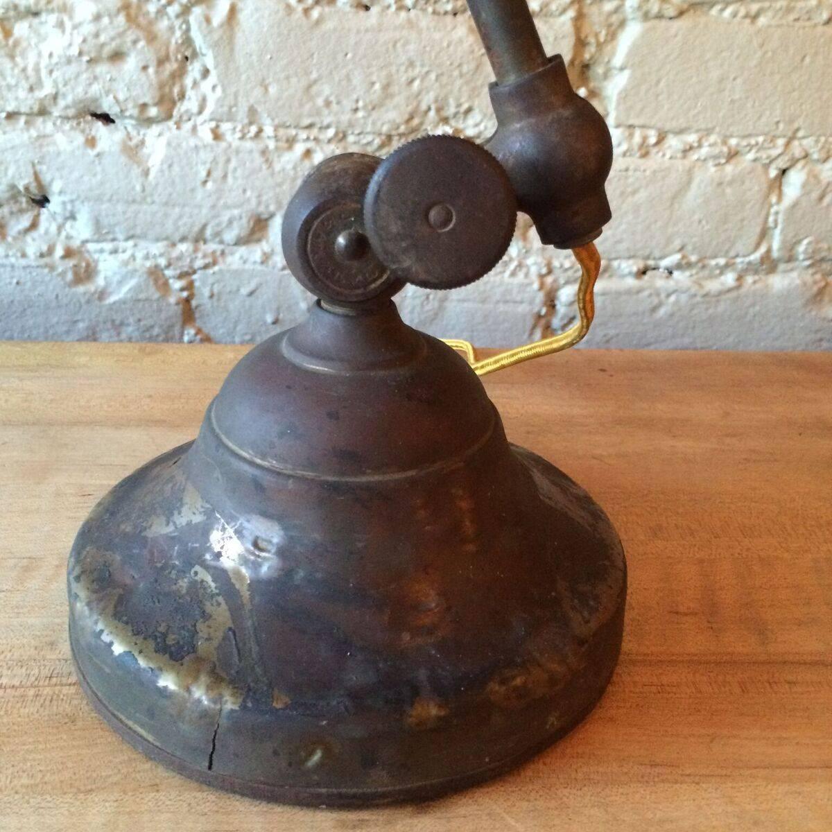 Early Rare O.C. White Industrial Table Task Lamp 2