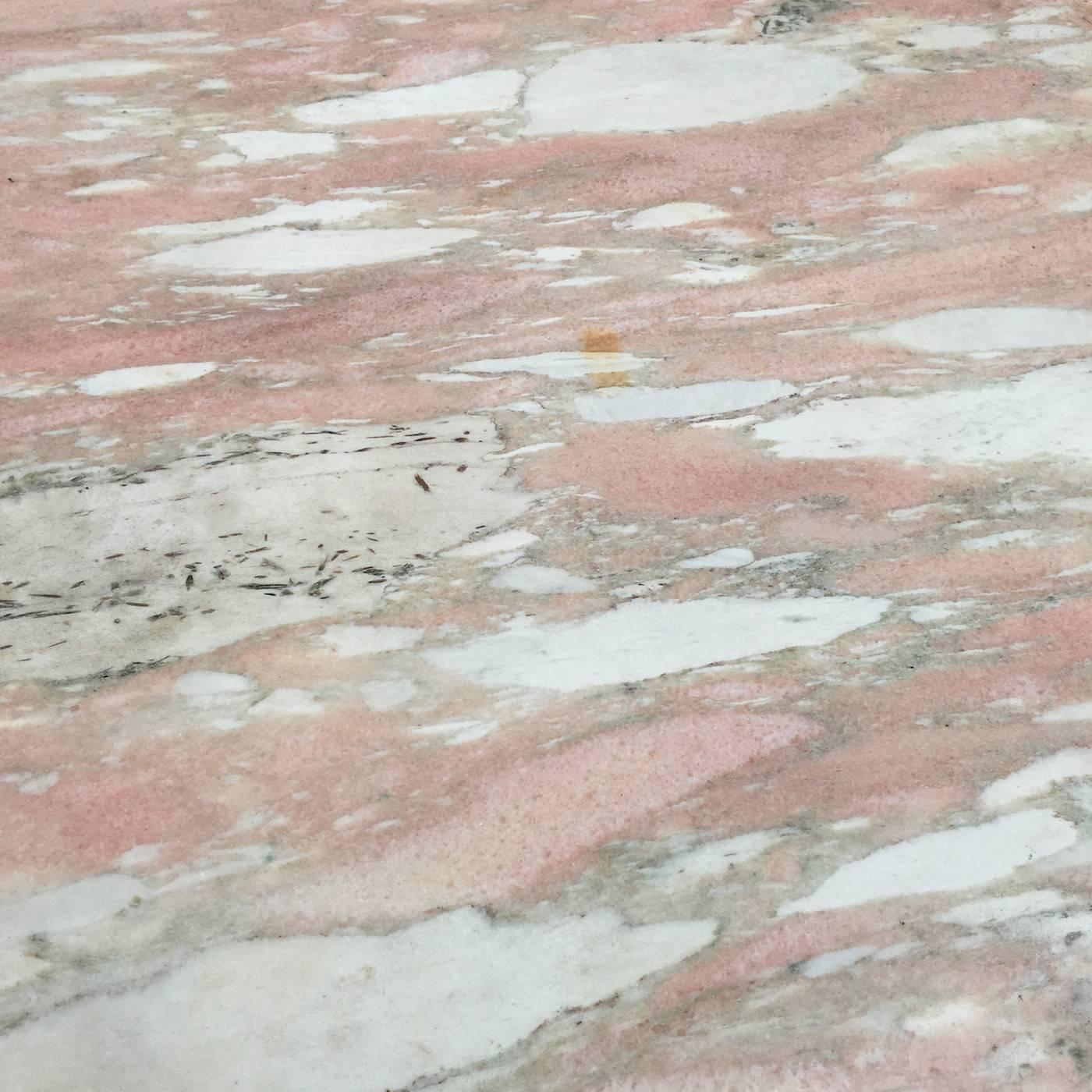 marble cast iron table