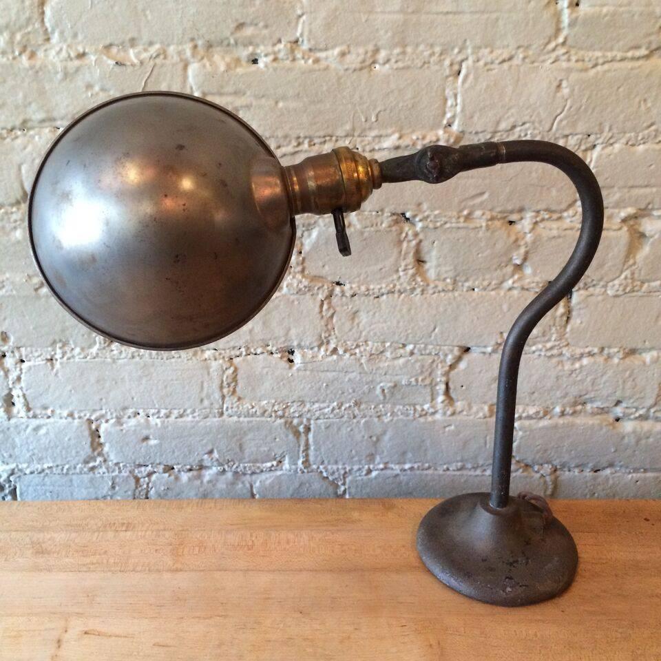 Industrial Late 19th Century Train Station Lamp by O.C. White