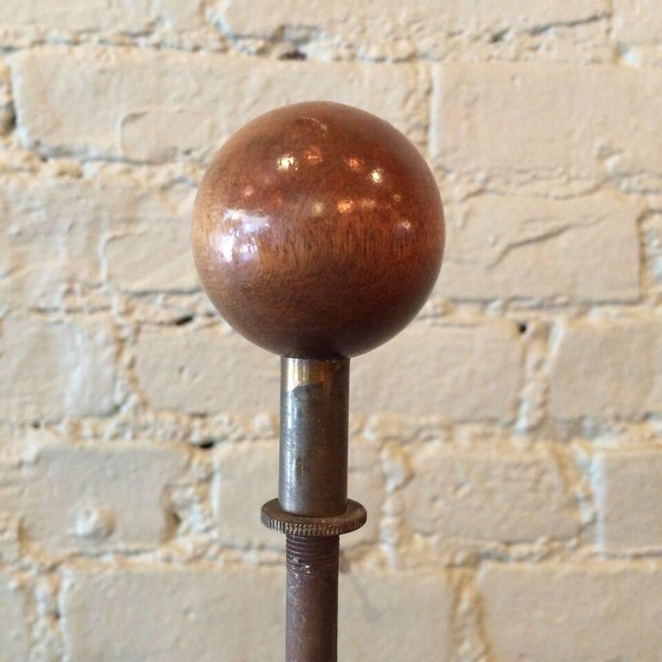 Machine Age Handmade Post-War Trench Art Floor Lamp In Good Condition In Brooklyn, NY