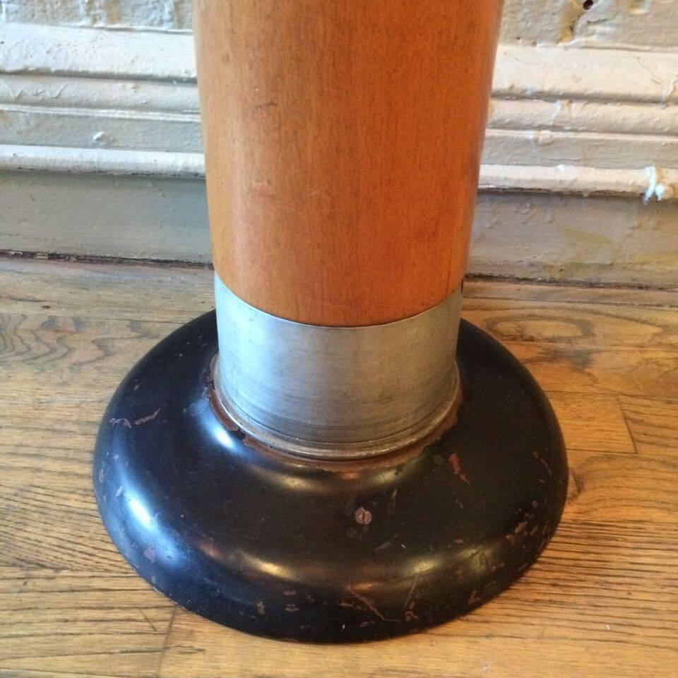 Cast Machine Age Handmade Post-War Trench Art Floor Lamp