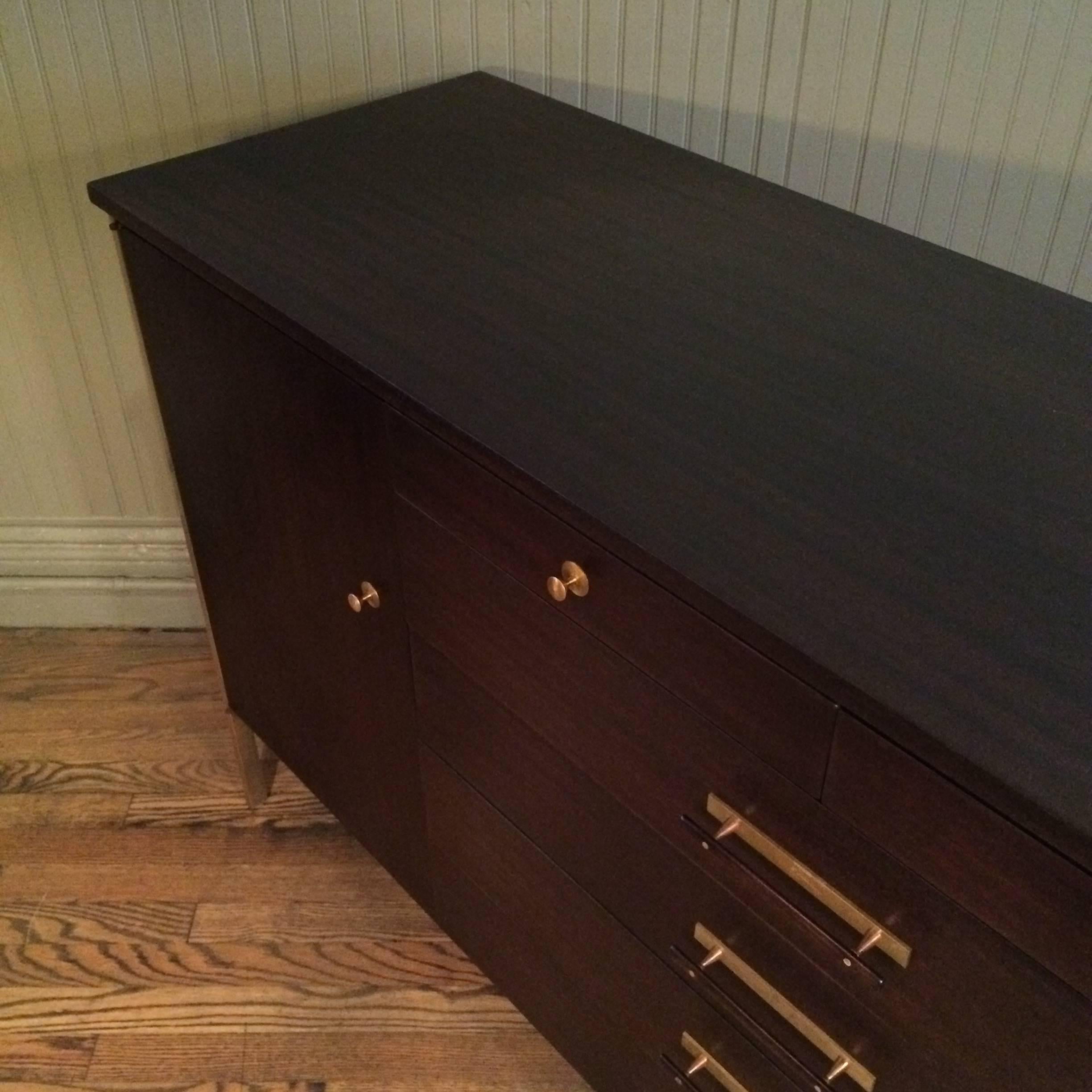 Mid-20th Century Ebonized Credenza by Paul McCobb for The Calvin Group