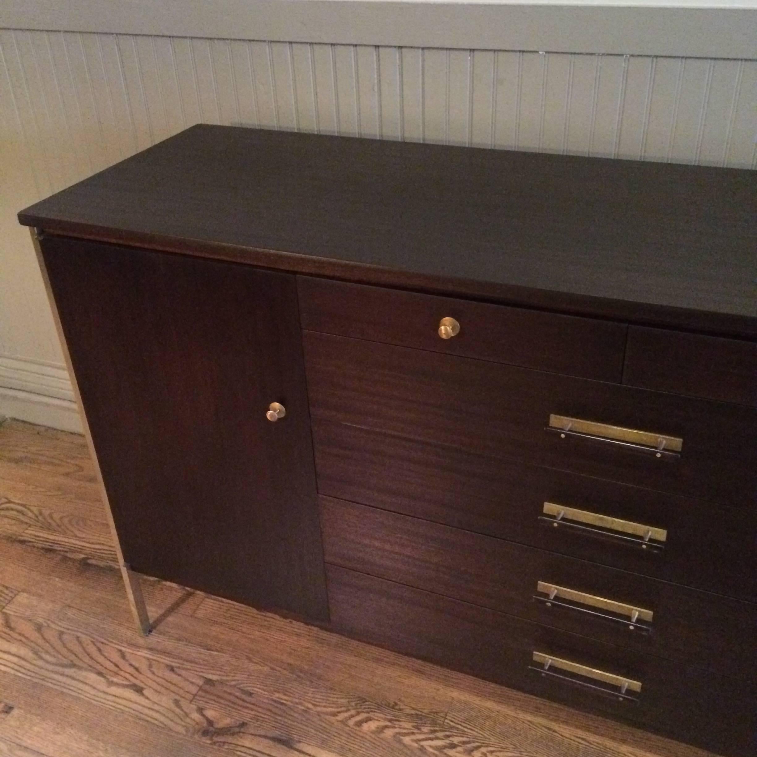 Ebonized Credenza by Paul McCobb for The Calvin Group In Excellent Condition In Brooklyn, NY