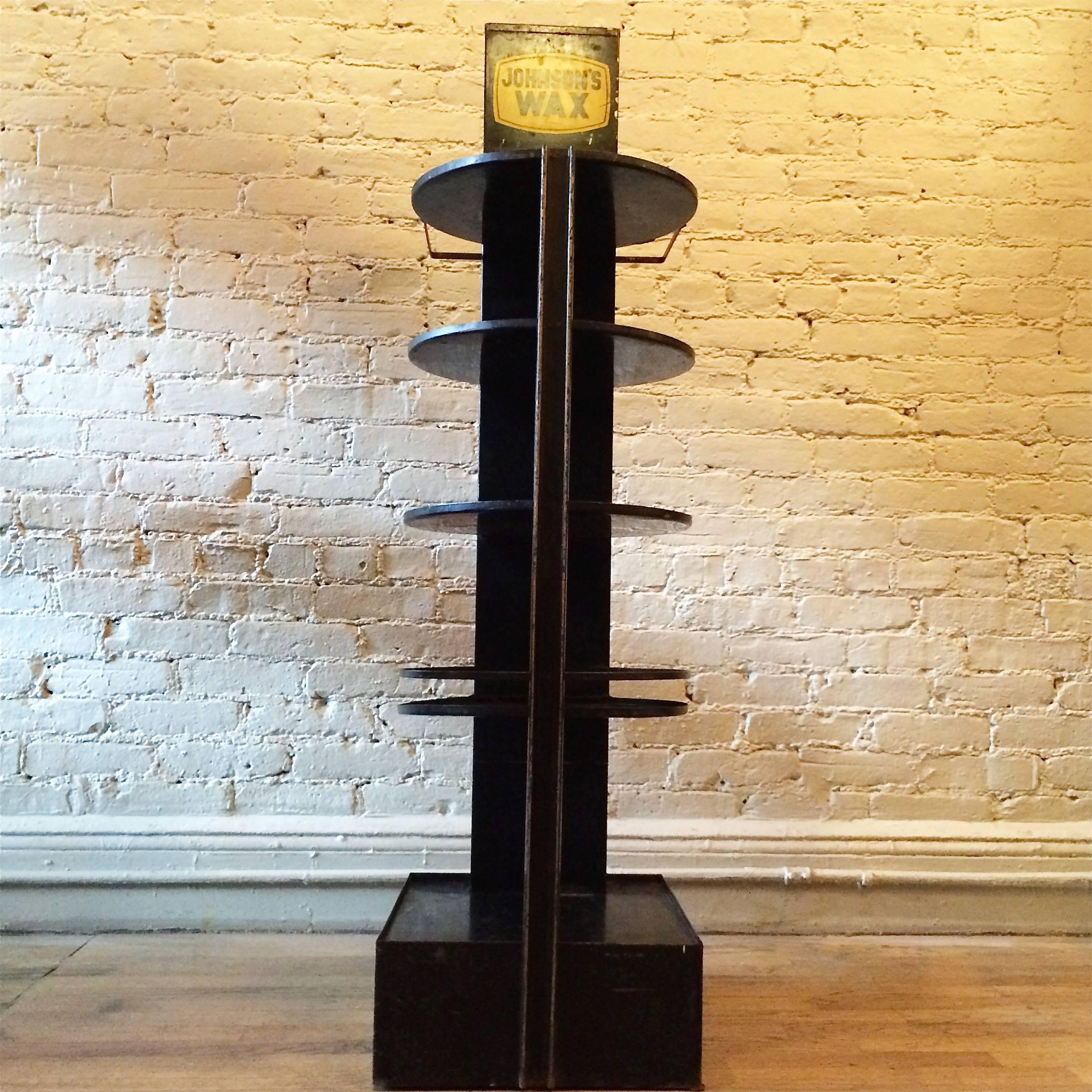 Painted Architectural Tiered Advertising Display Stand