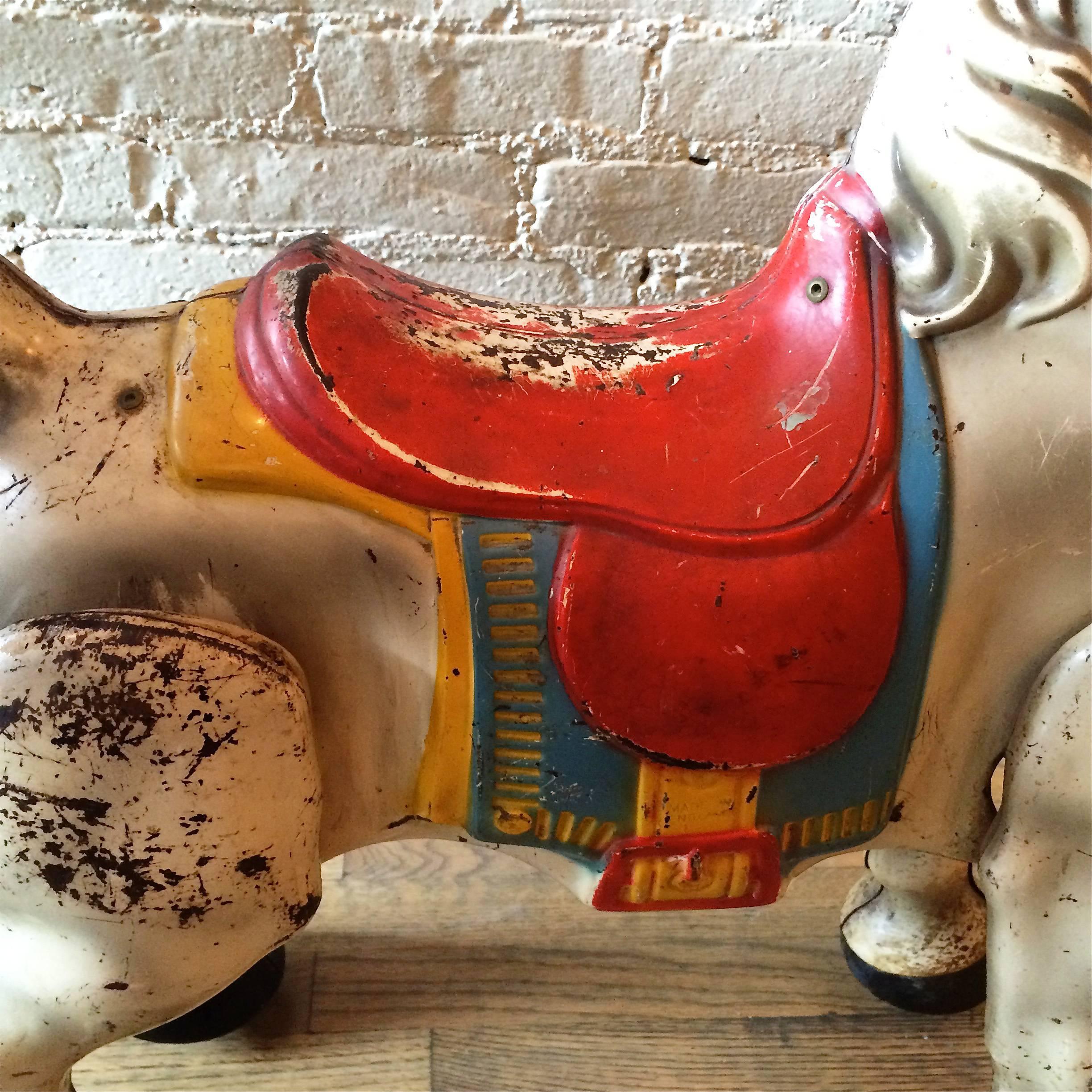 Mobo Toys Stahl-Reithobby-Pferd im Zustand „Gut“ im Angebot in Brooklyn, NY