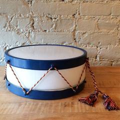 Whimsical Mid-Century Toy Drum Flush Mount Ceiling Light