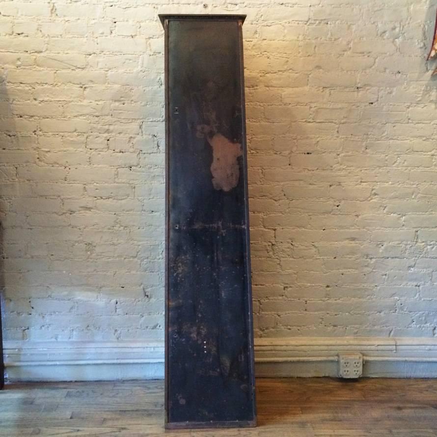 Egyptian Revival Artisan-Made Industrial Raw Steel Column