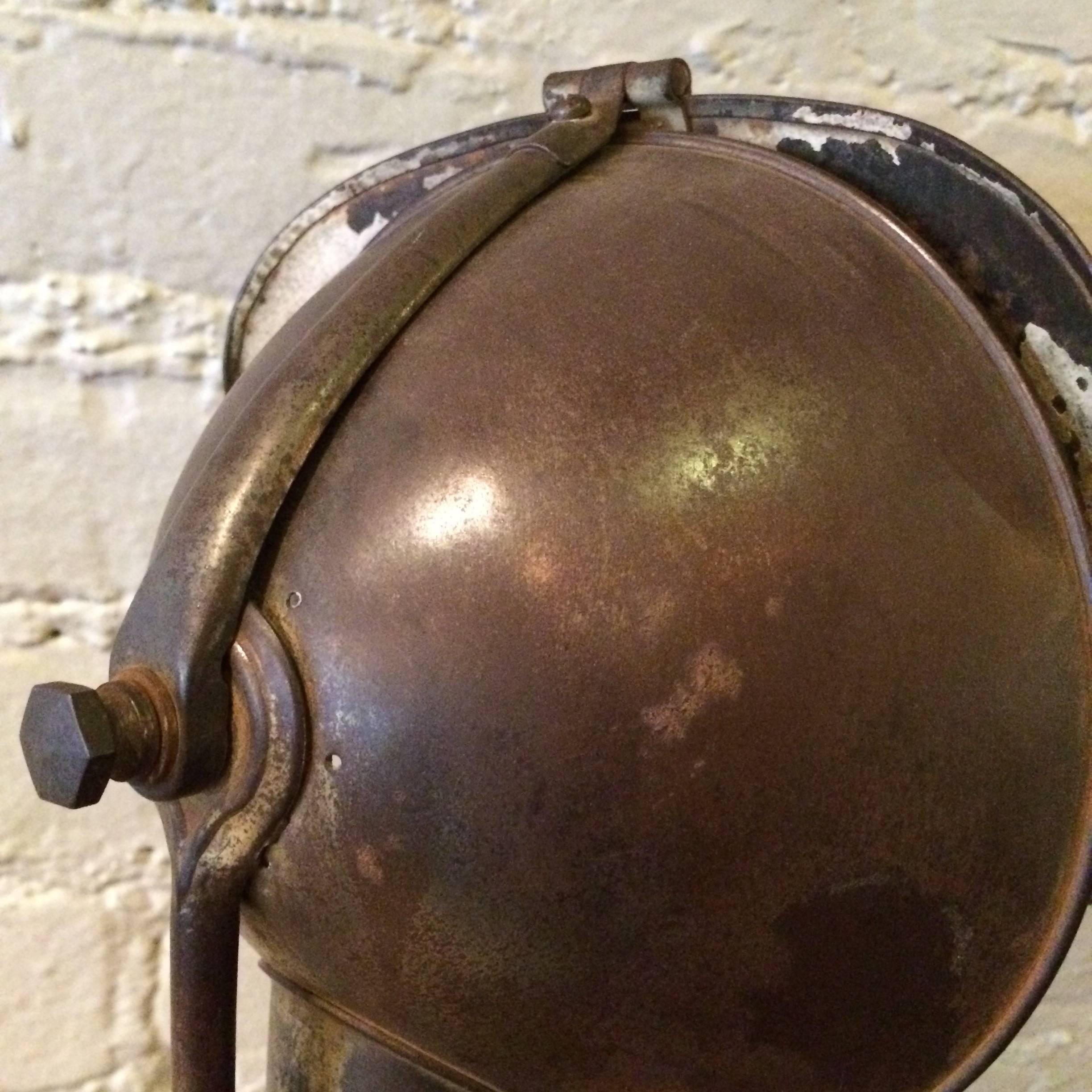 Early 20th Century Industrial Brass Jewelers Table Lamp