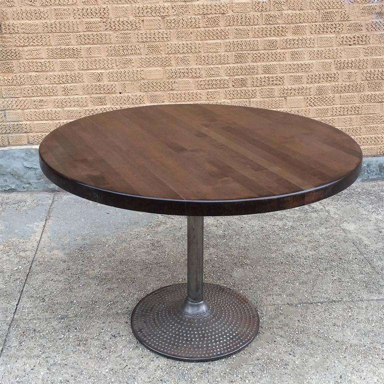 Cast Iron Industrial Dining Table, Industrial Dining Table Round