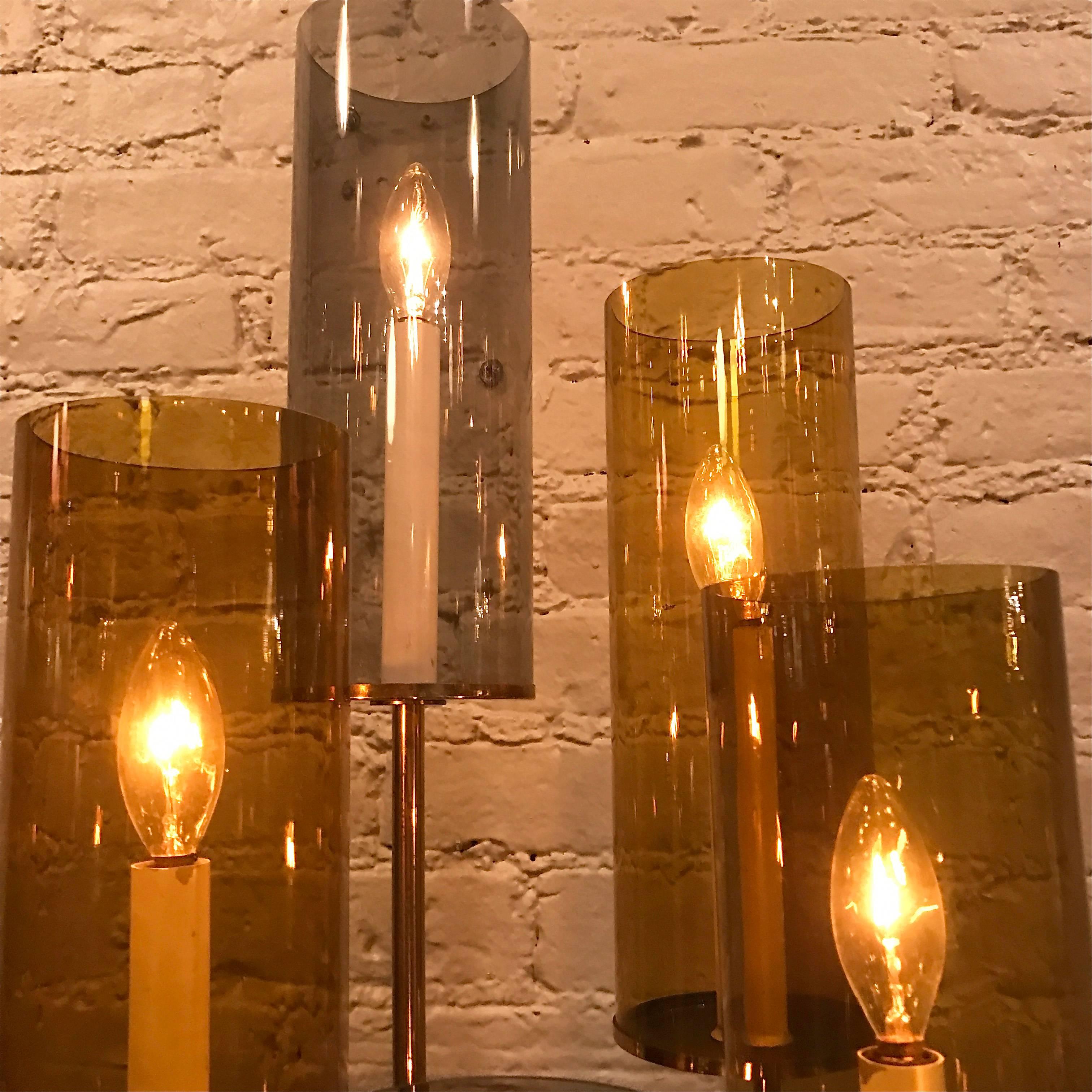 Mid-Century Modern Cascading Candle Floor Lamp 2
