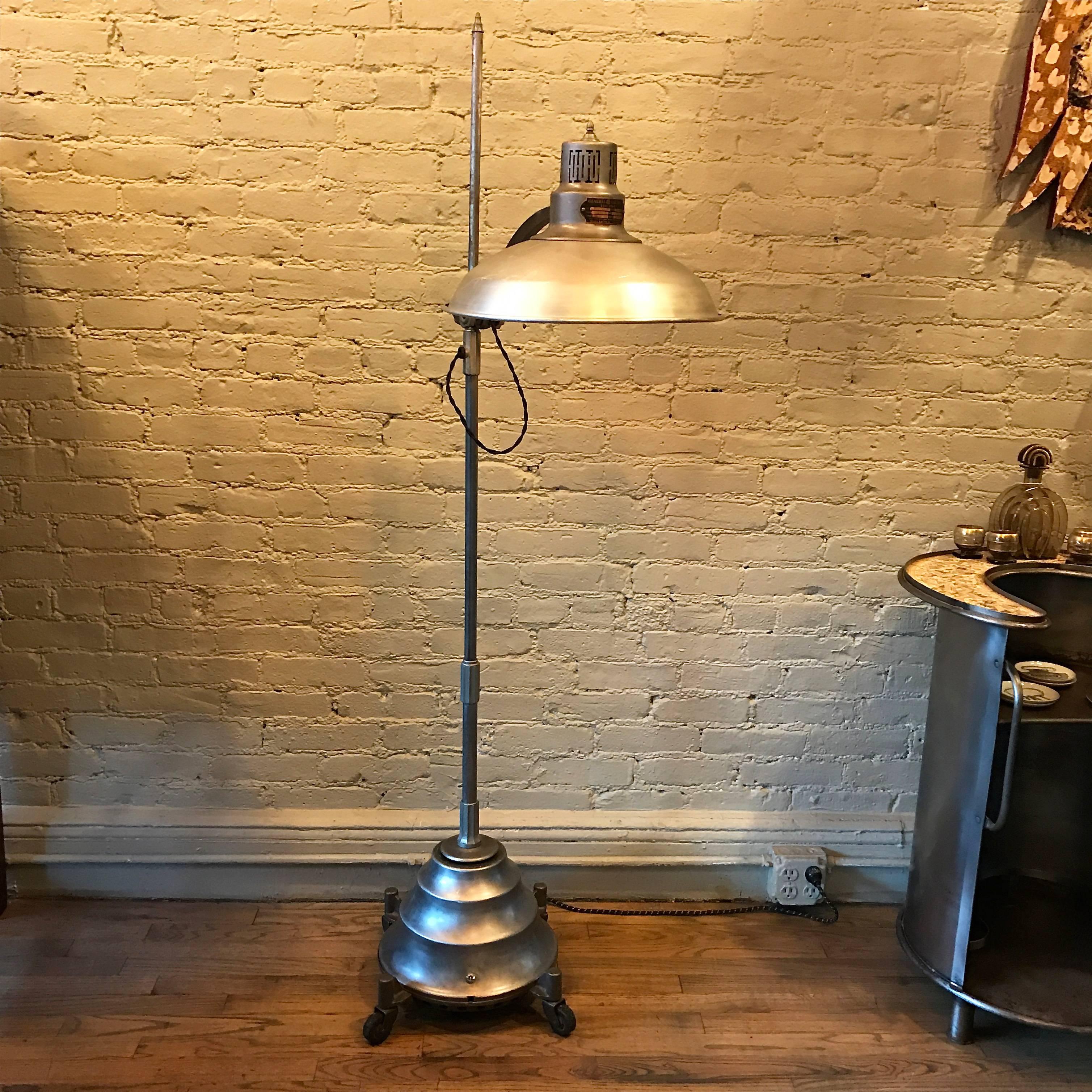 rolling floor lamp