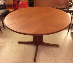Niels O. Møller Round Teak Extension Dining Table