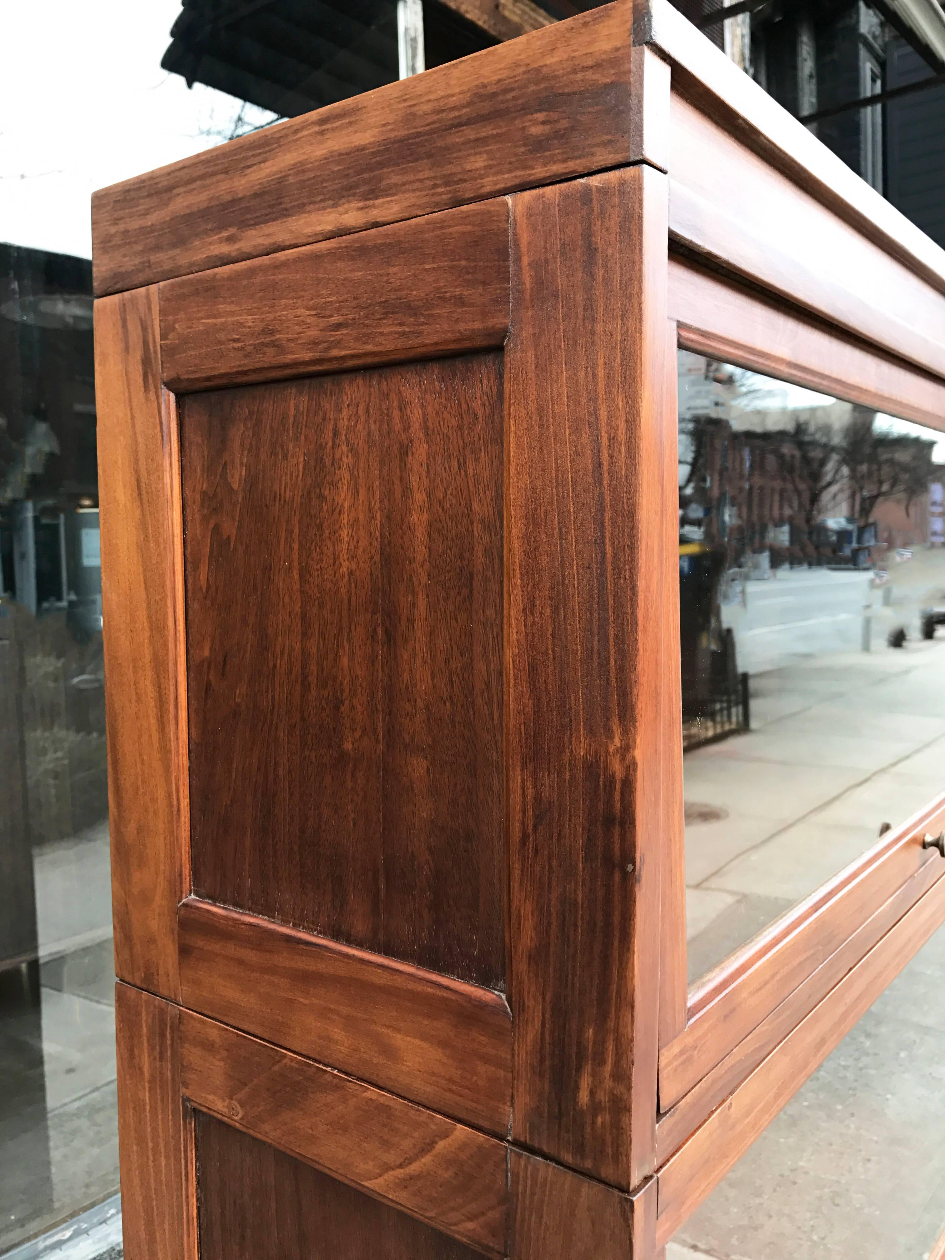 globe wernicke bookcase restoration