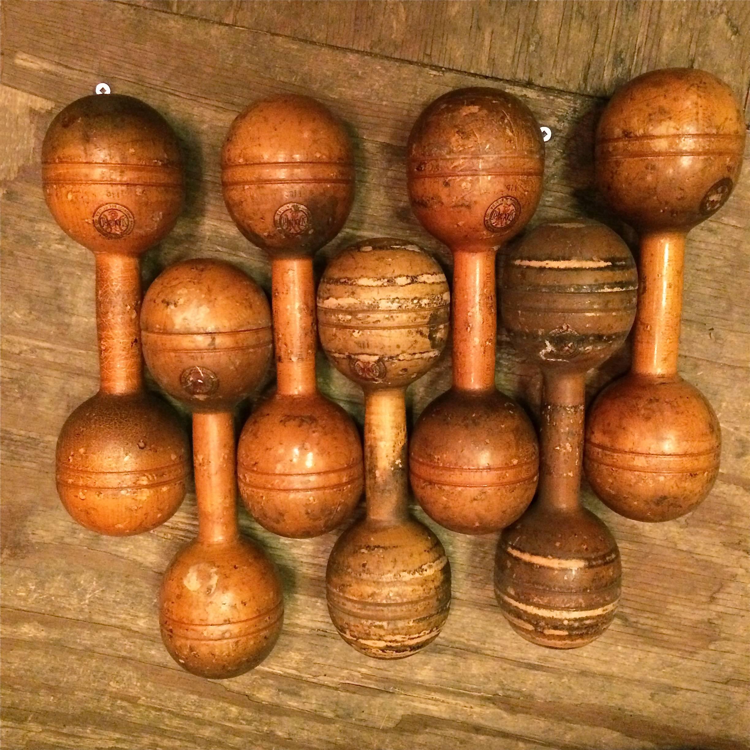 wooden weights