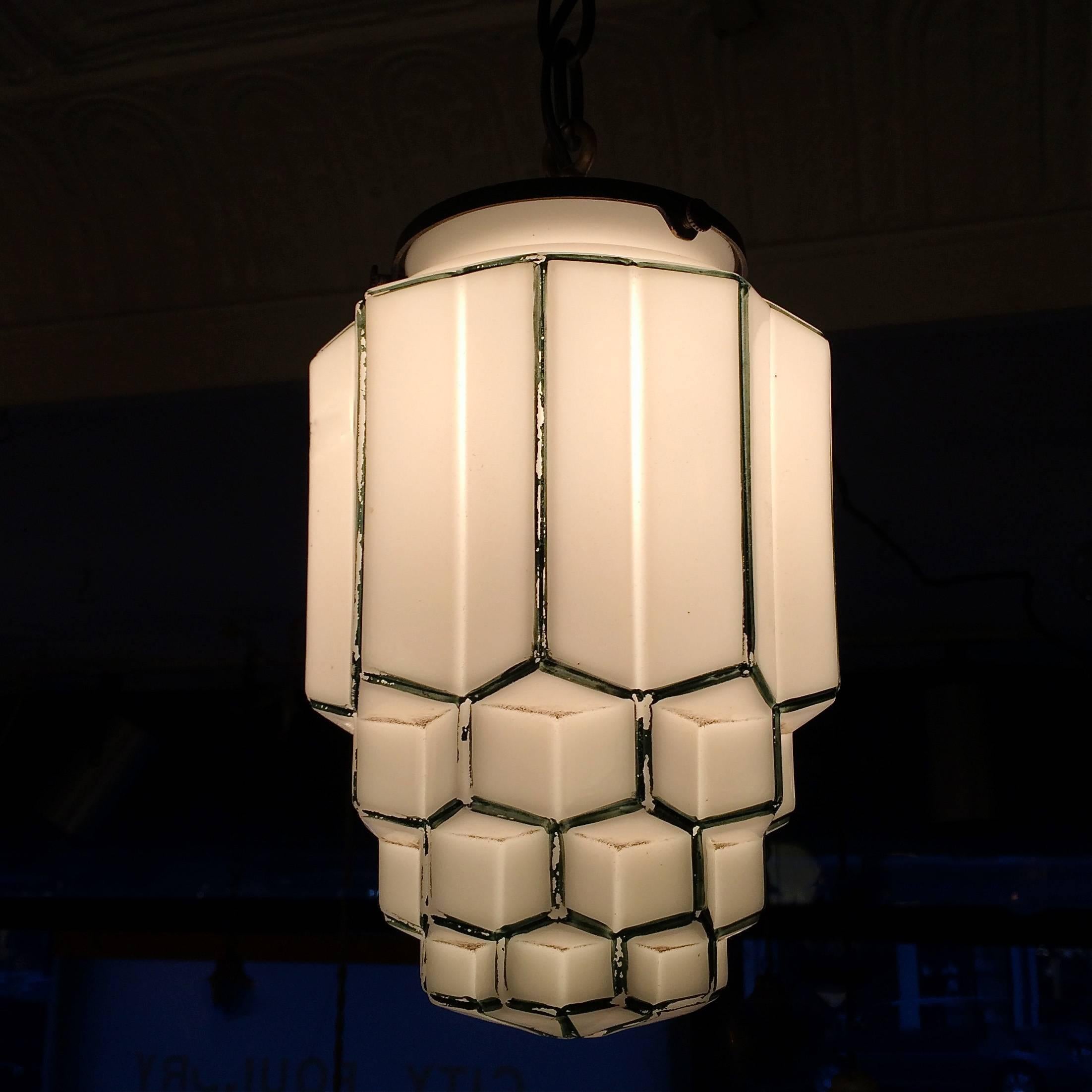art deco pendant lights