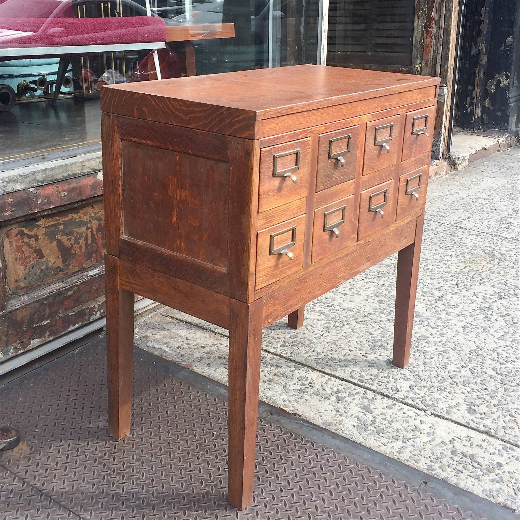 library card file cabinet