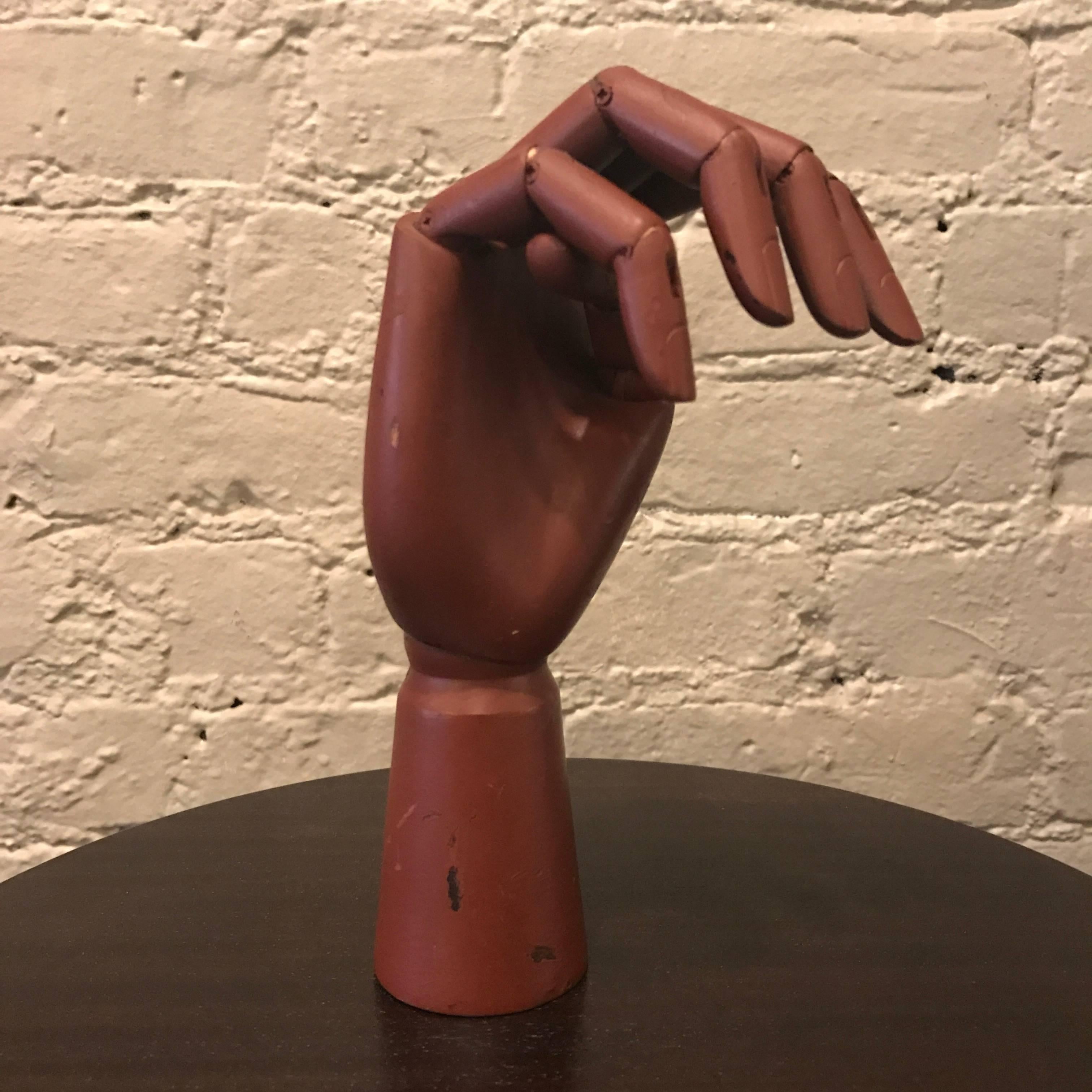 Articulating Mahogany Artist Hand Model 2