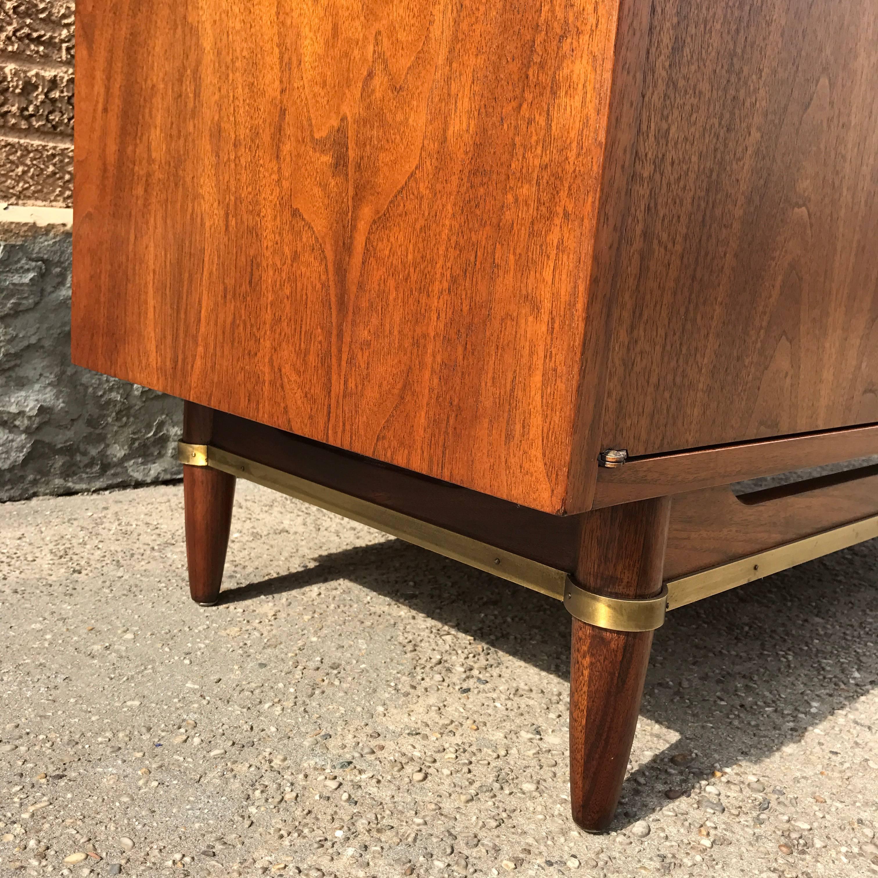 Mid-20th Century Mid-Century Walnut Cabinet by Merton Gershon for American of Martinsville
