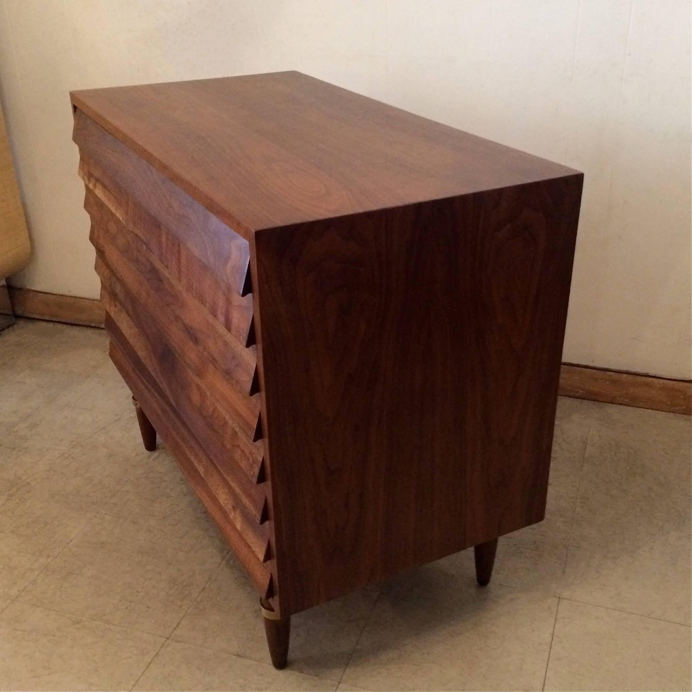 Mid-20th Century Mid Century Louvered Dresser By Merton Gershon For American Of Martinsville