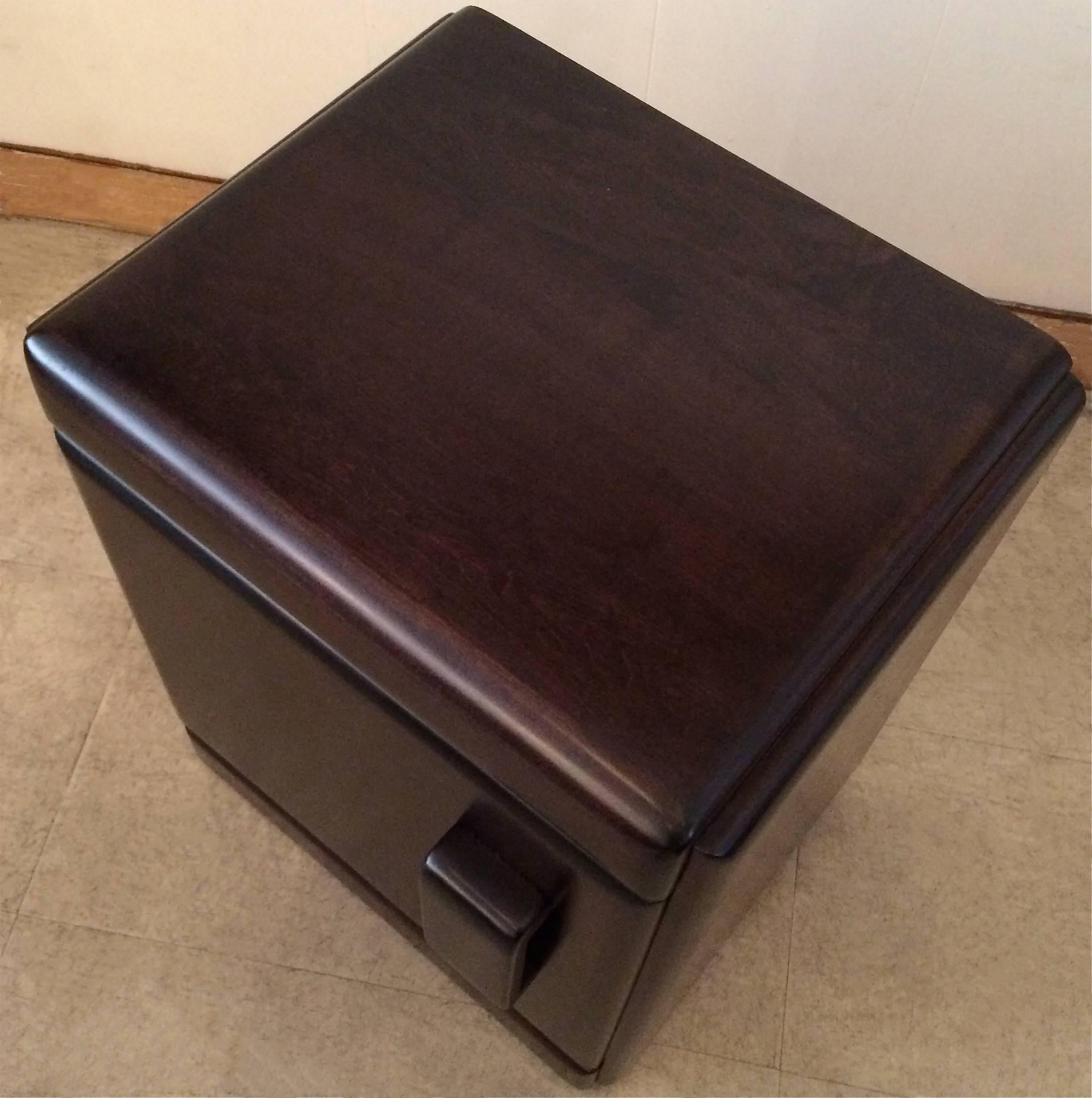 American Ebonized Maple Nightstand or End Table by Russel Wright