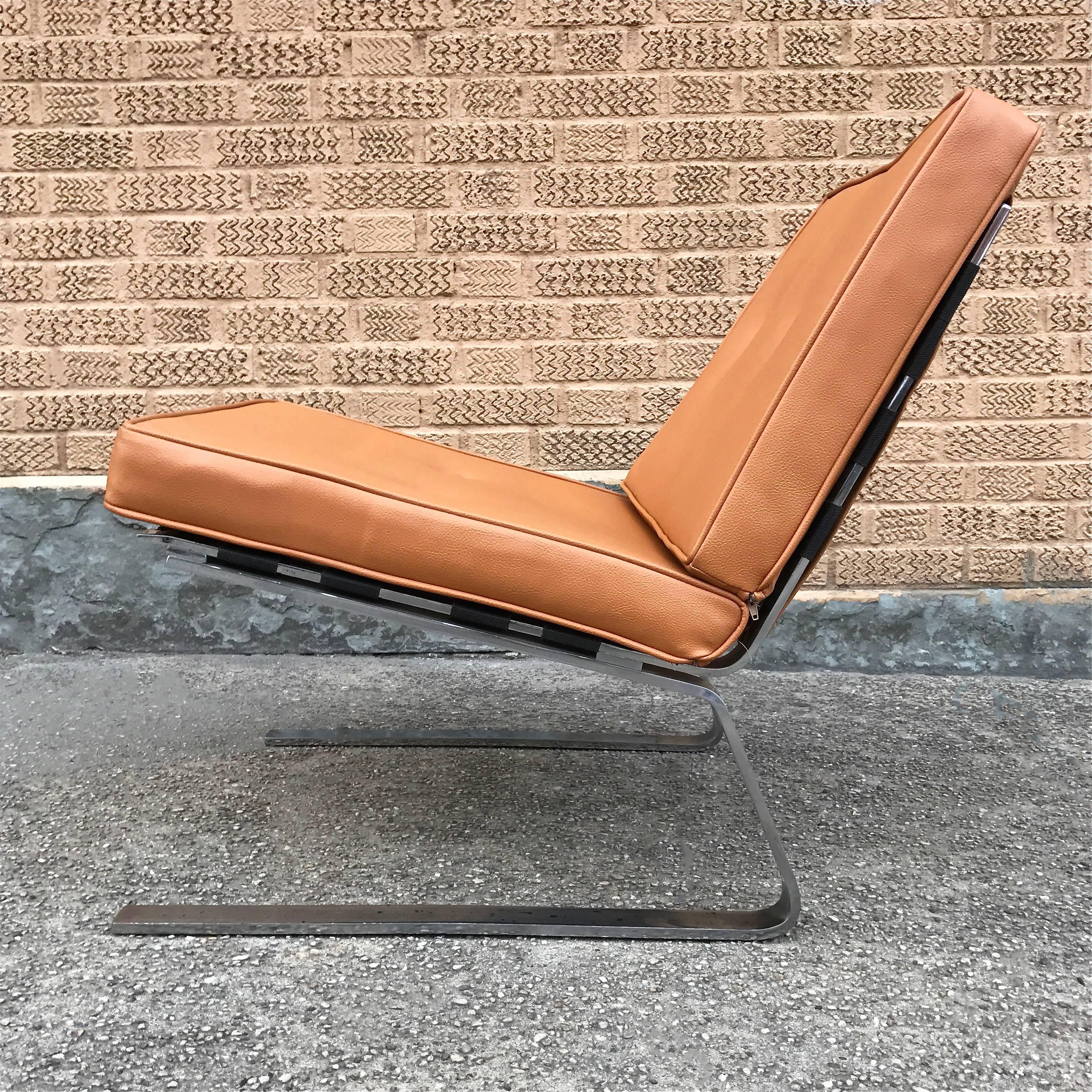 mid century cantilever chair