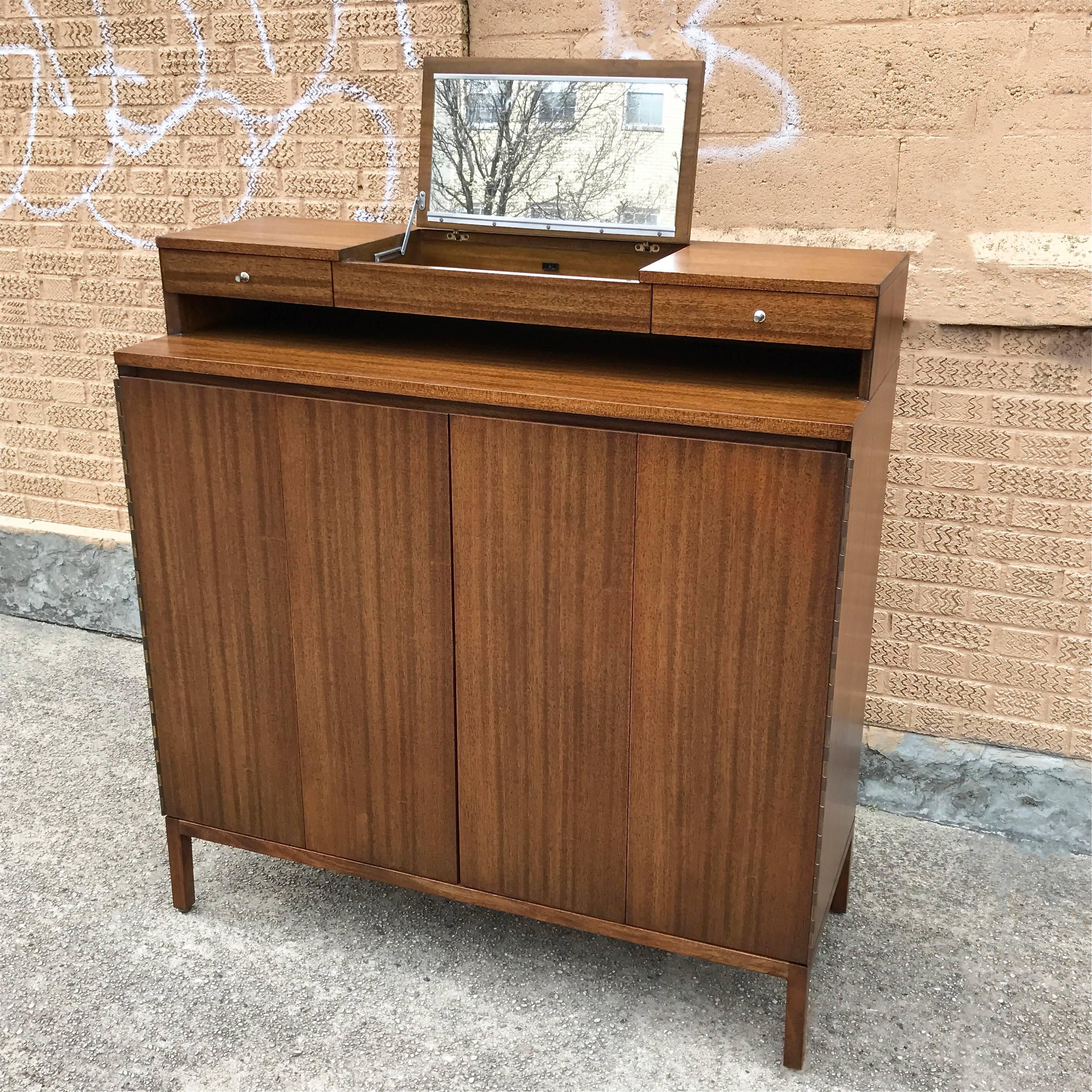 Mid-Century Modern Tall Gentleman's Chest Dresser by Paul McCobb for Calvin the Irwin Collection