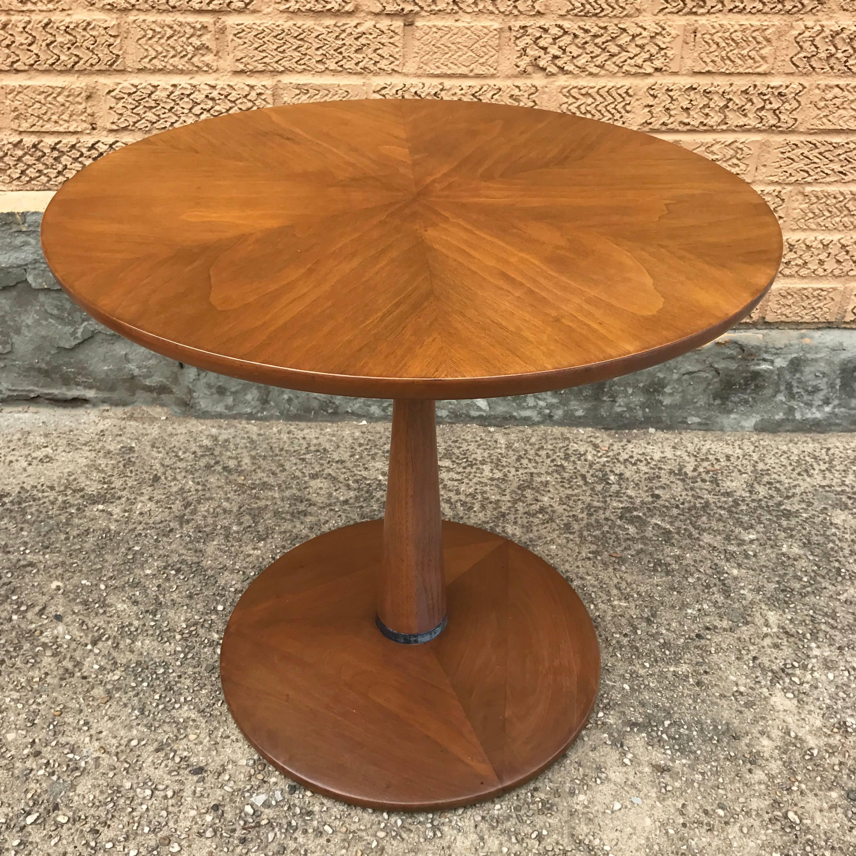 modern pedestal side table