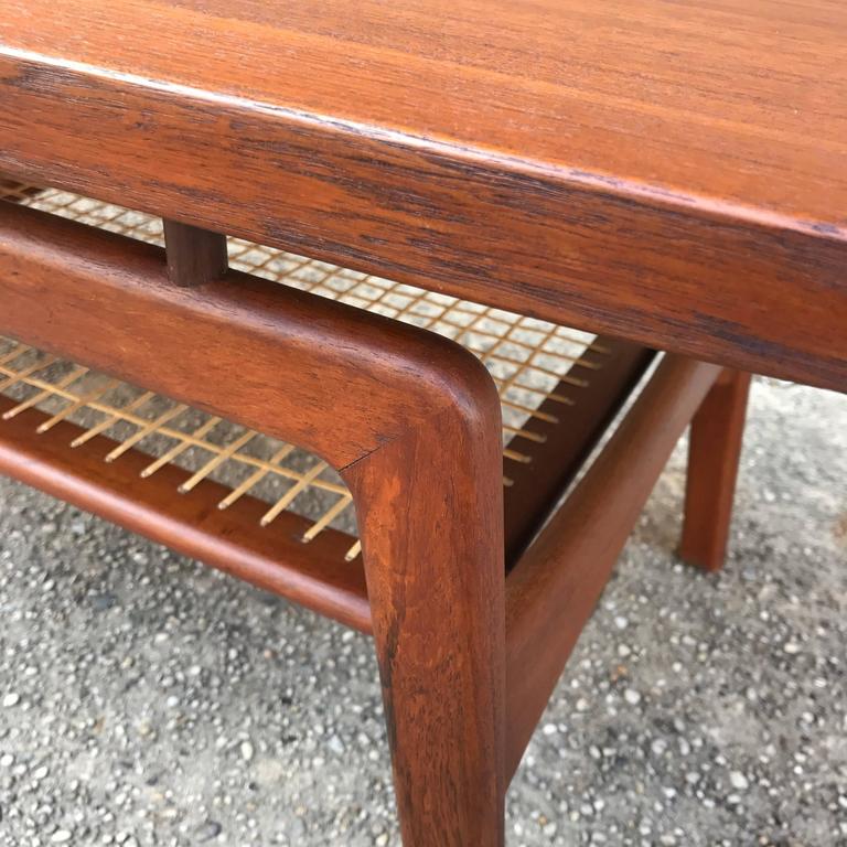 Danish Modern Teak and Mosaic Tile Coffee Table by Arne HovmandOlsen