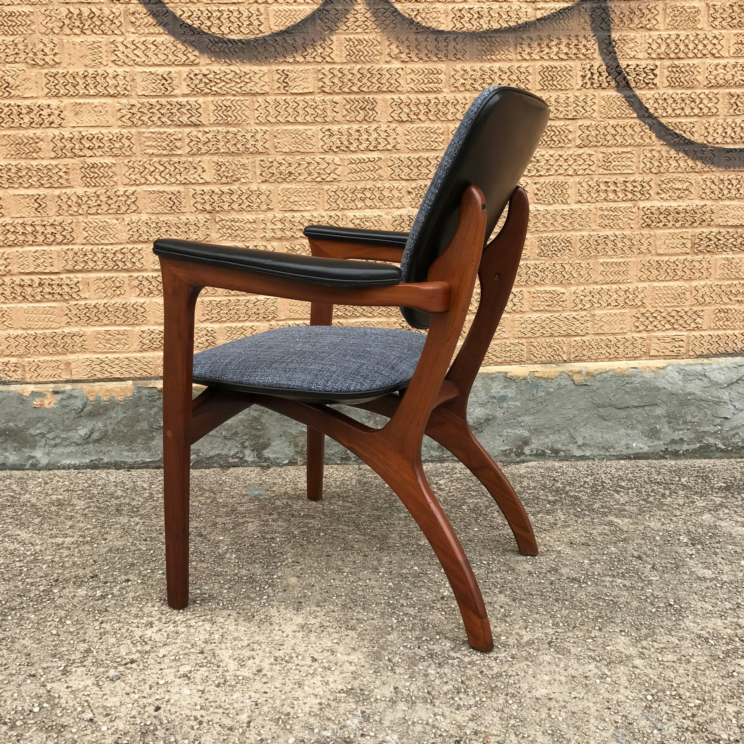 American Sculptural Walnut Armchair by Adrian Pearsall For Sale