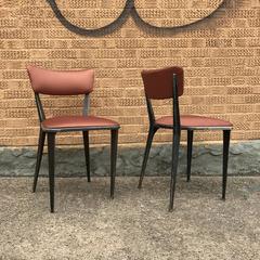 Cast Aluminium and Vinyl "BA3" Chairs by Ernest Race for Race Furniture