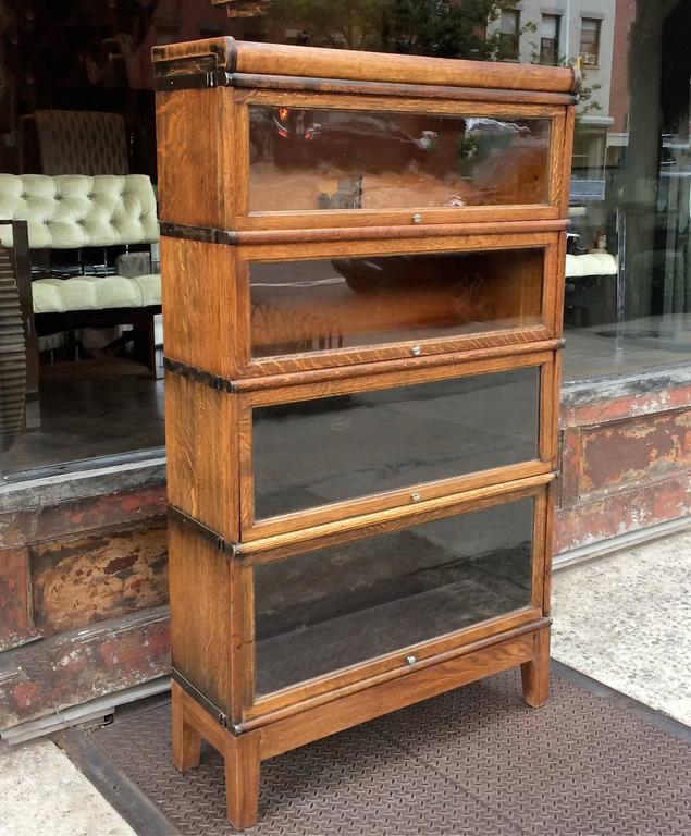 Early 20th Century Oak Barrister Case by Globe Wernicke Co. at 1stDibs