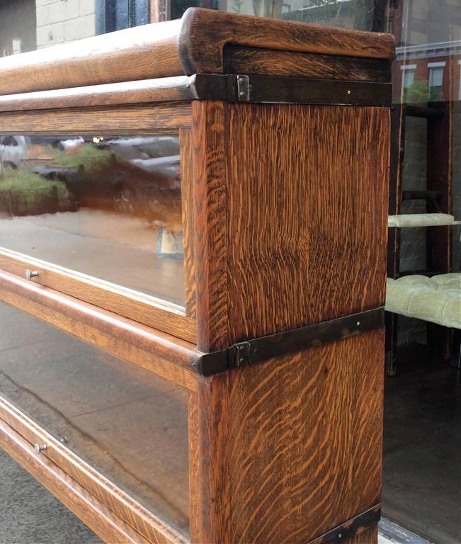 Early 20th Century Oak Barrister Case by Globe Wernicke Co. at 1stDibs