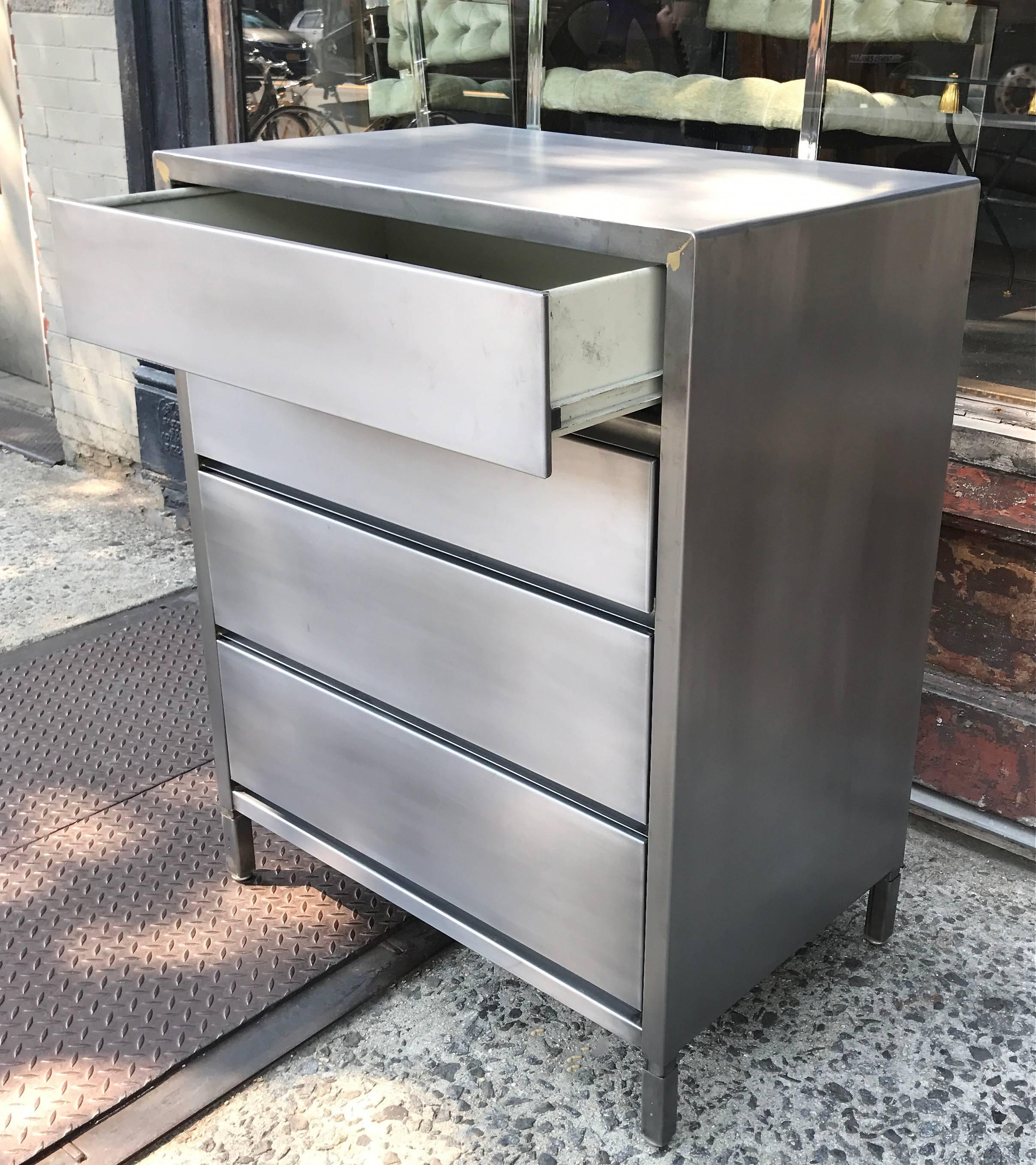 stainless steel chest of drawers