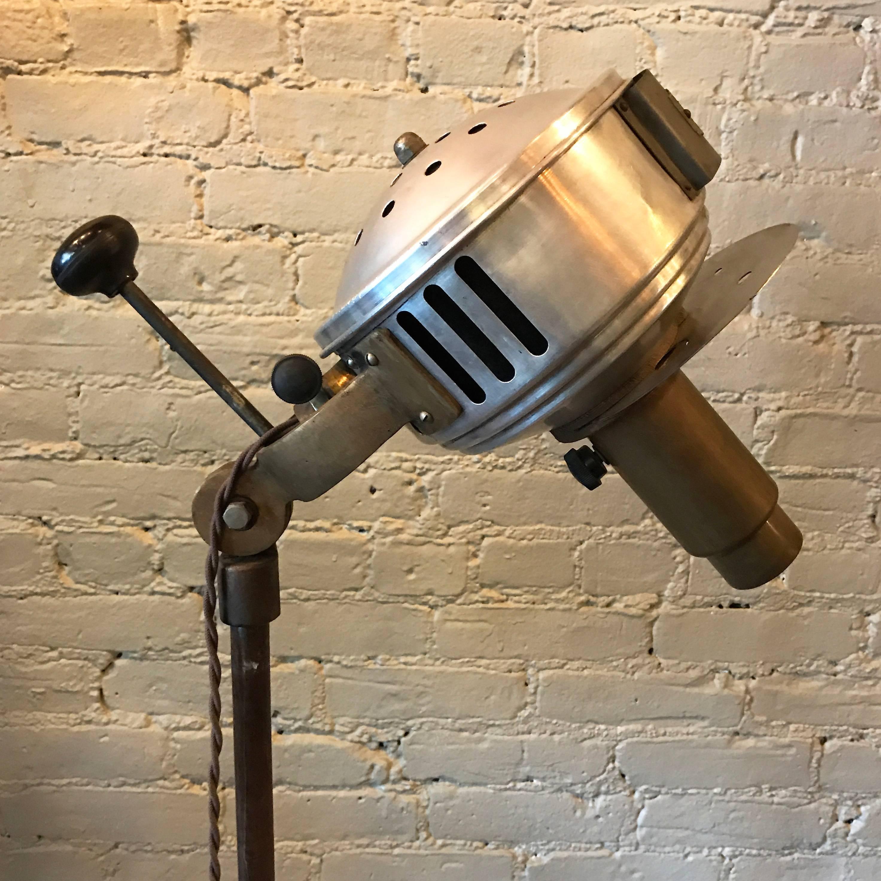 Industrial Machine Age Medical Floor Lamp by Prometheus Electric Corp.
