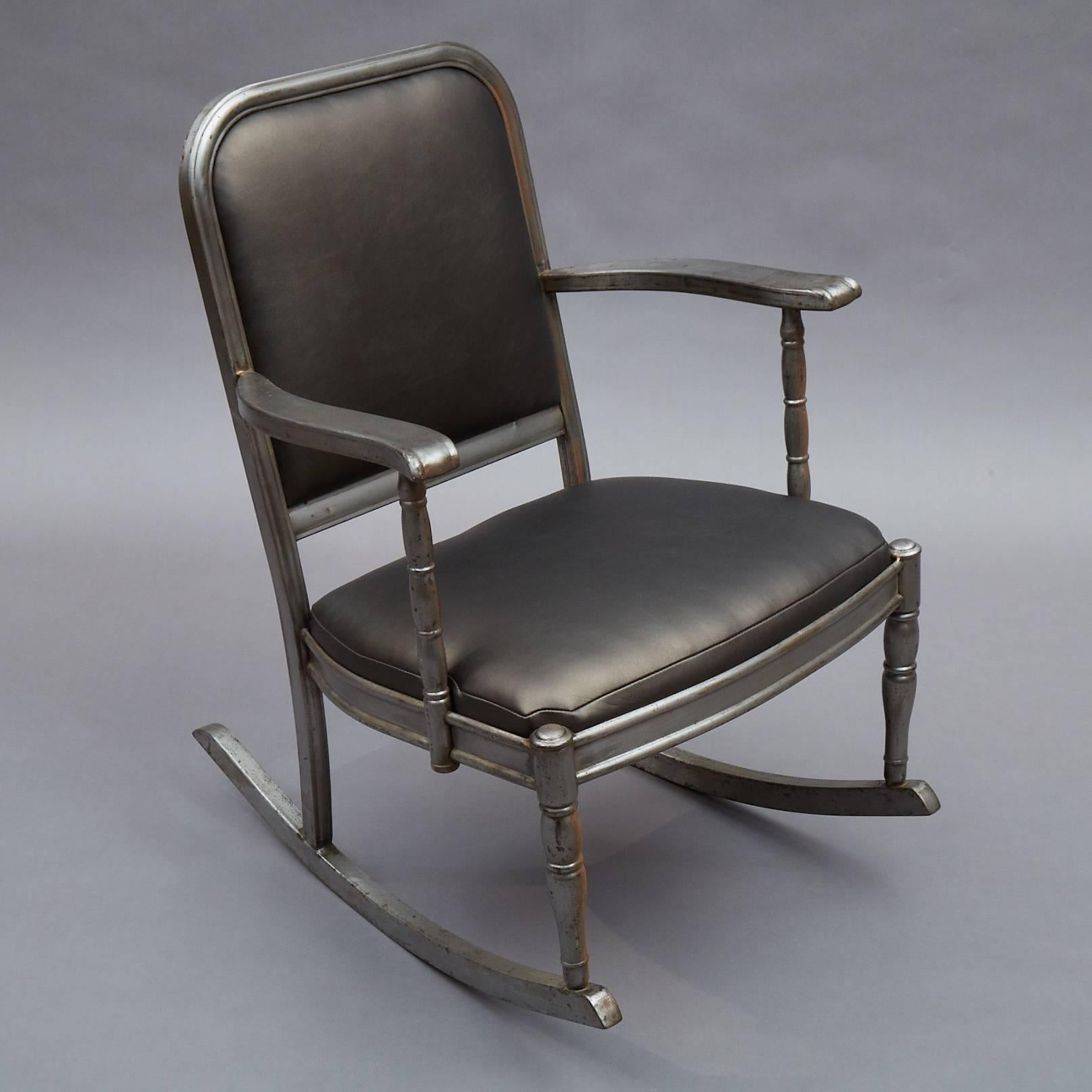 industrial rocking chair