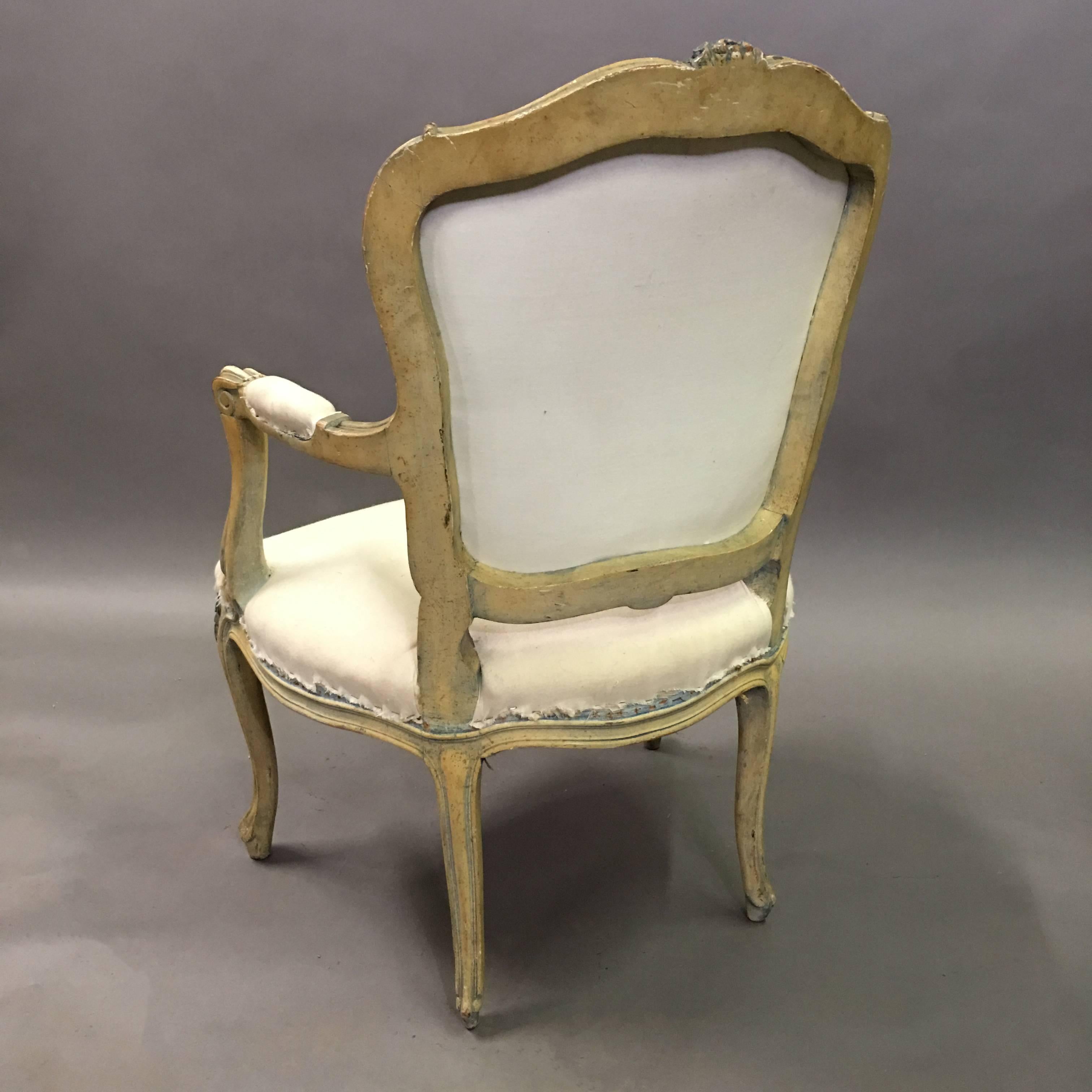 American Louis XVI Style Carved Mahogany Armchair For Sale