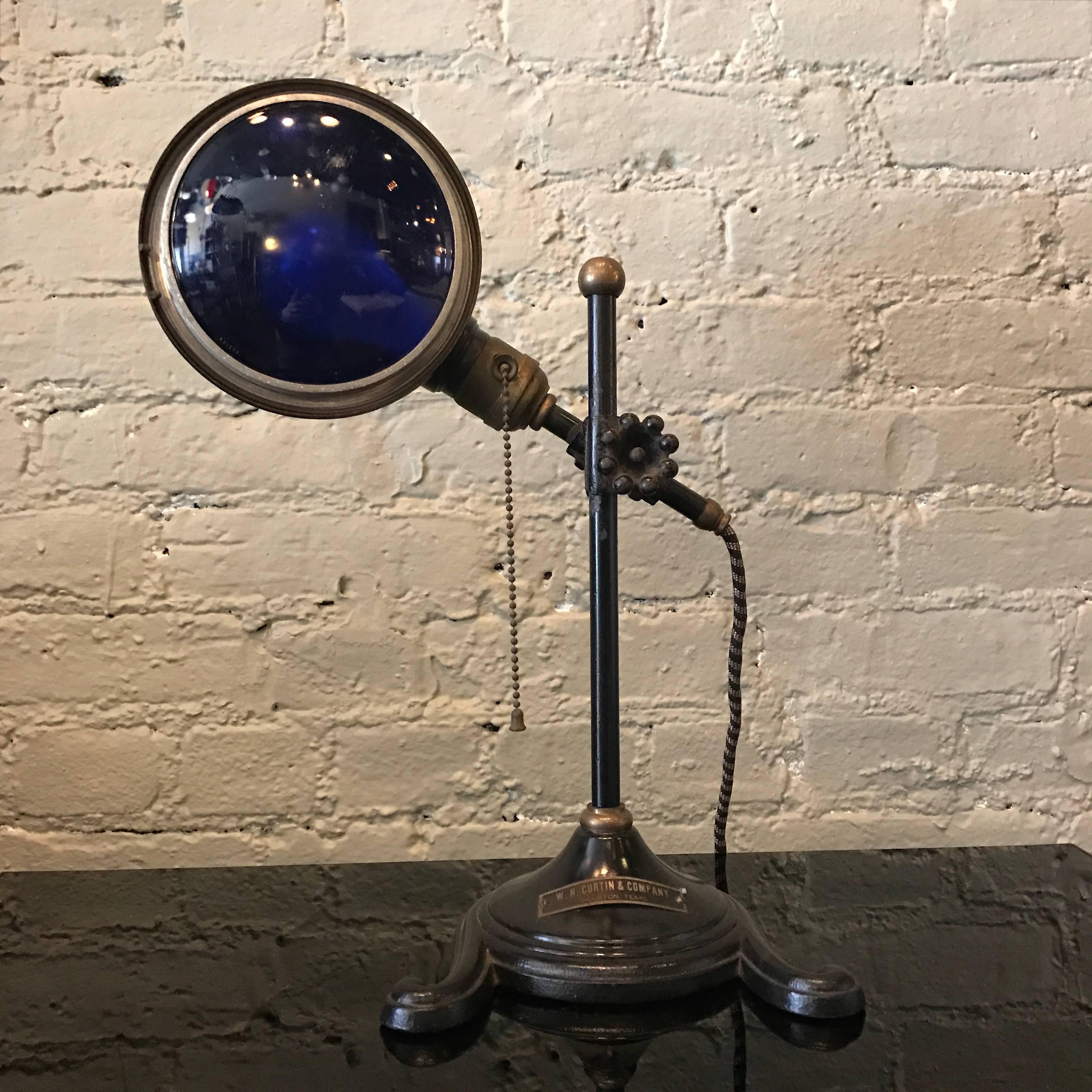 American Early 20th Century Industrial Laboratory Culturing Lamp
