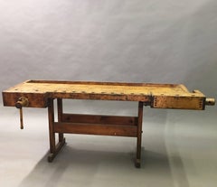 Industrial Maple Carpenters Work Bench