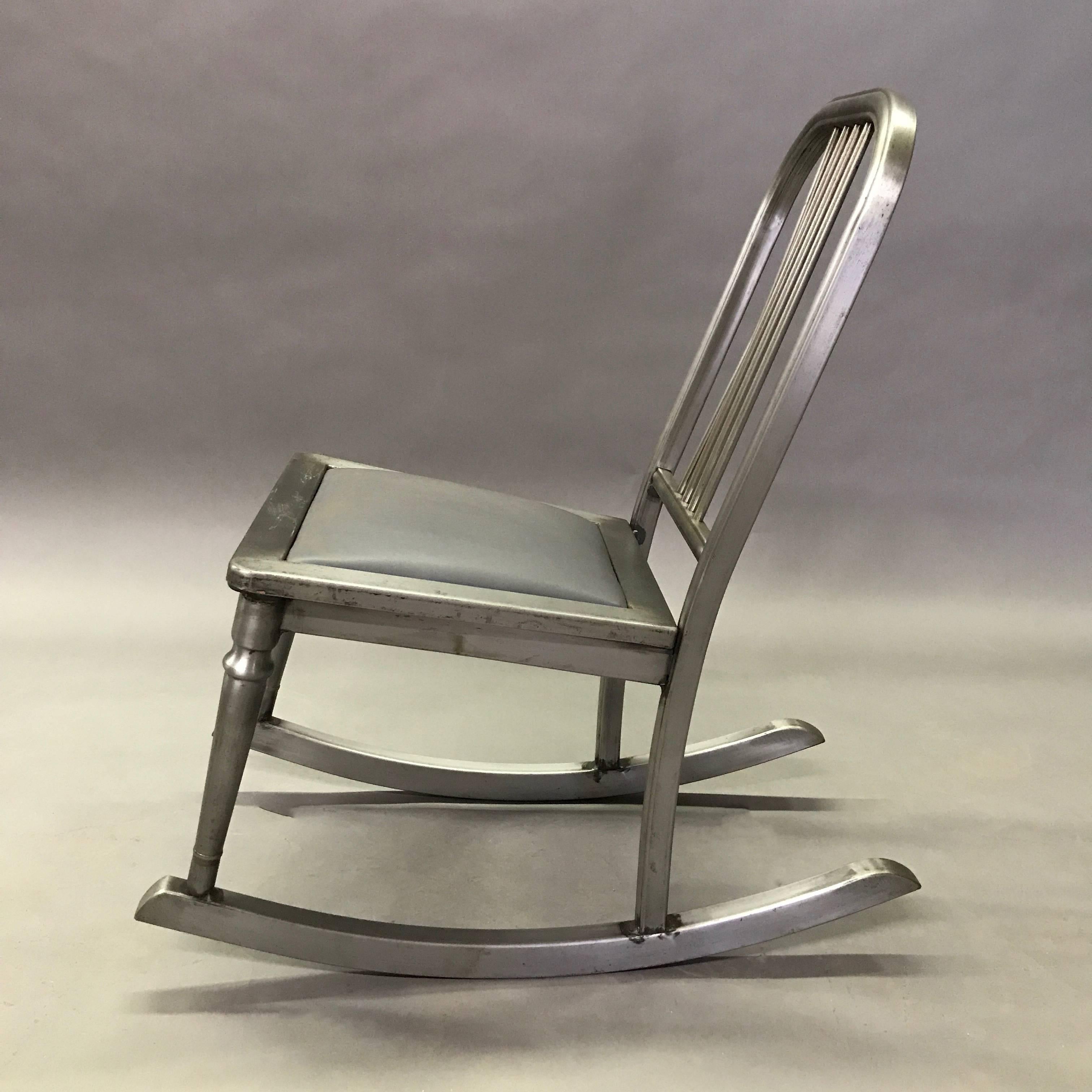 industrial rocking chair