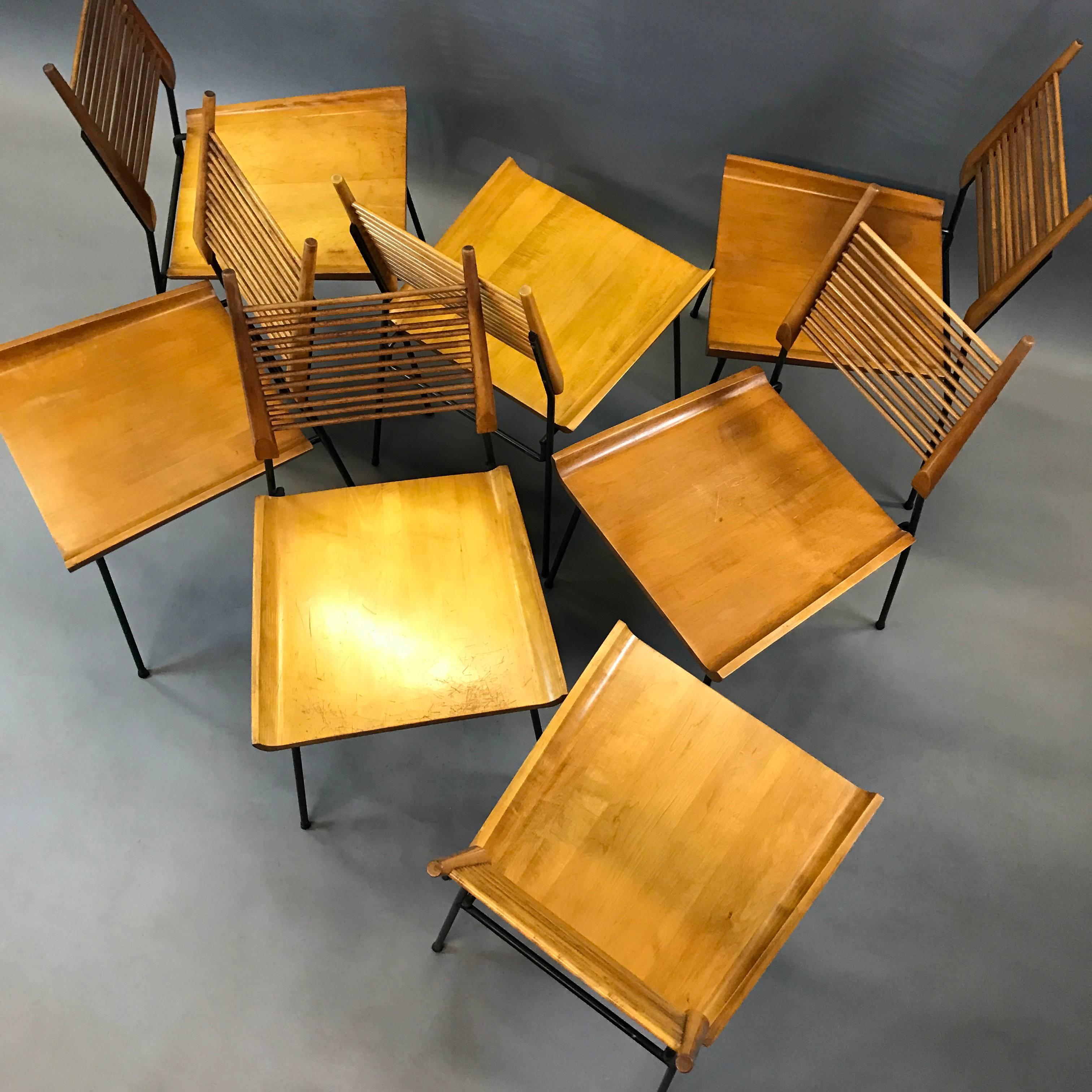 Mid-20th Century Mid-Century Modern Paul McCobb Maple Shovel Chairs for Winchendon