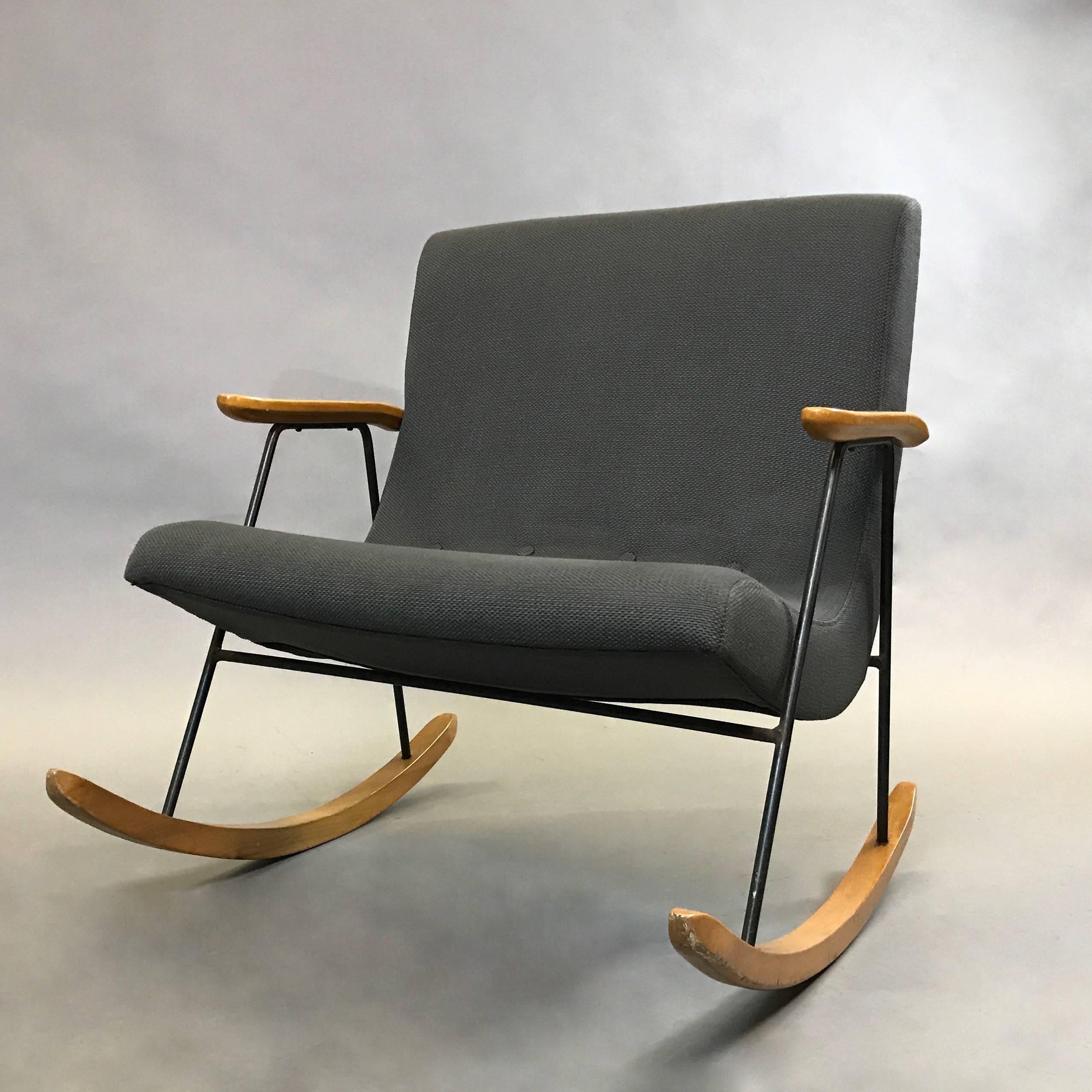 milo baughman rocking chair