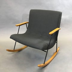 Mid-Century Modern "Ozzy" Rocking Chair by Milo Baughman for Thayer Coggin