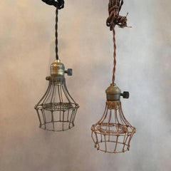 Industrial Steel Wire Cage Pendant Lights
