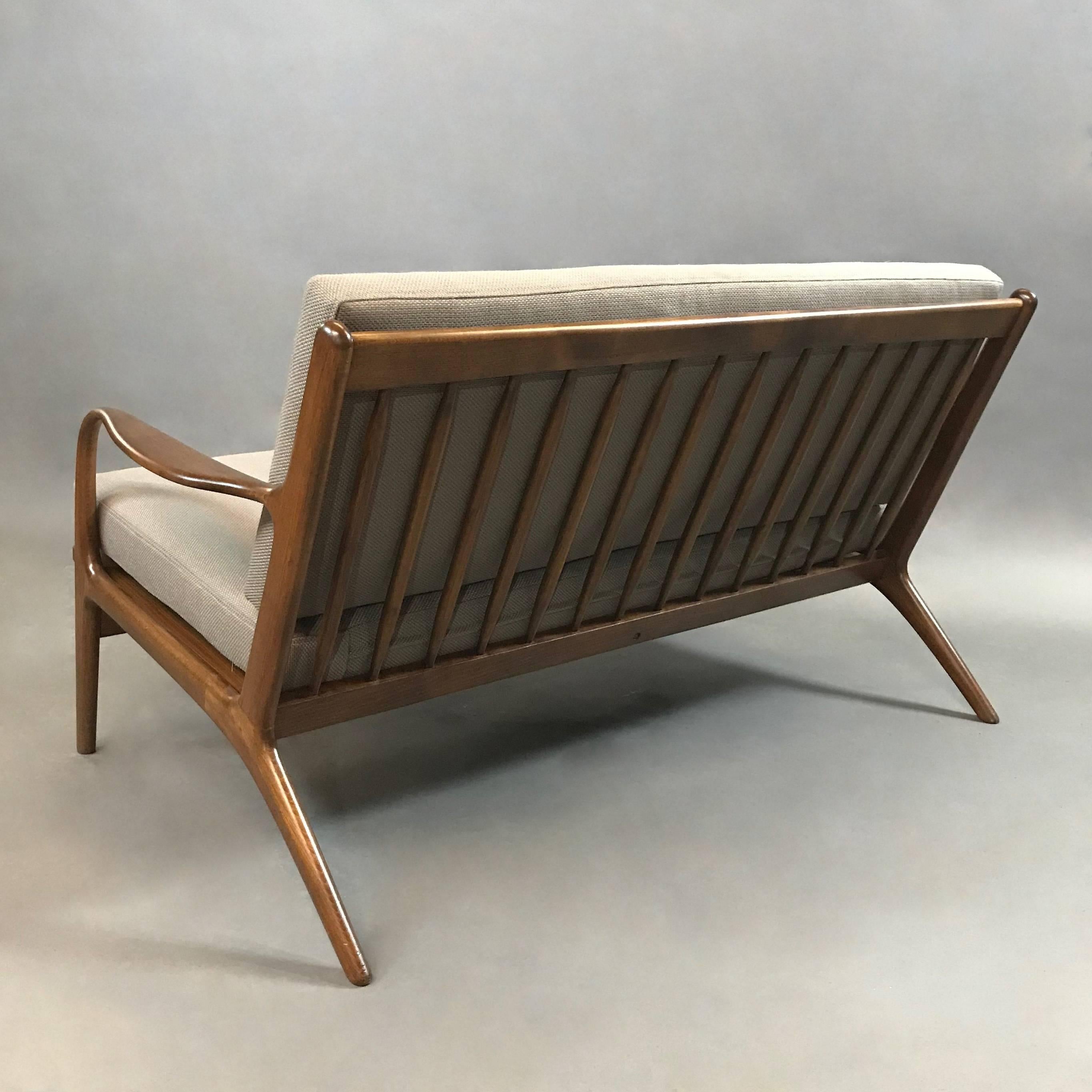 American Mid-Century Modern Maple Sofa by Adrian Pearsall for Craft Associates