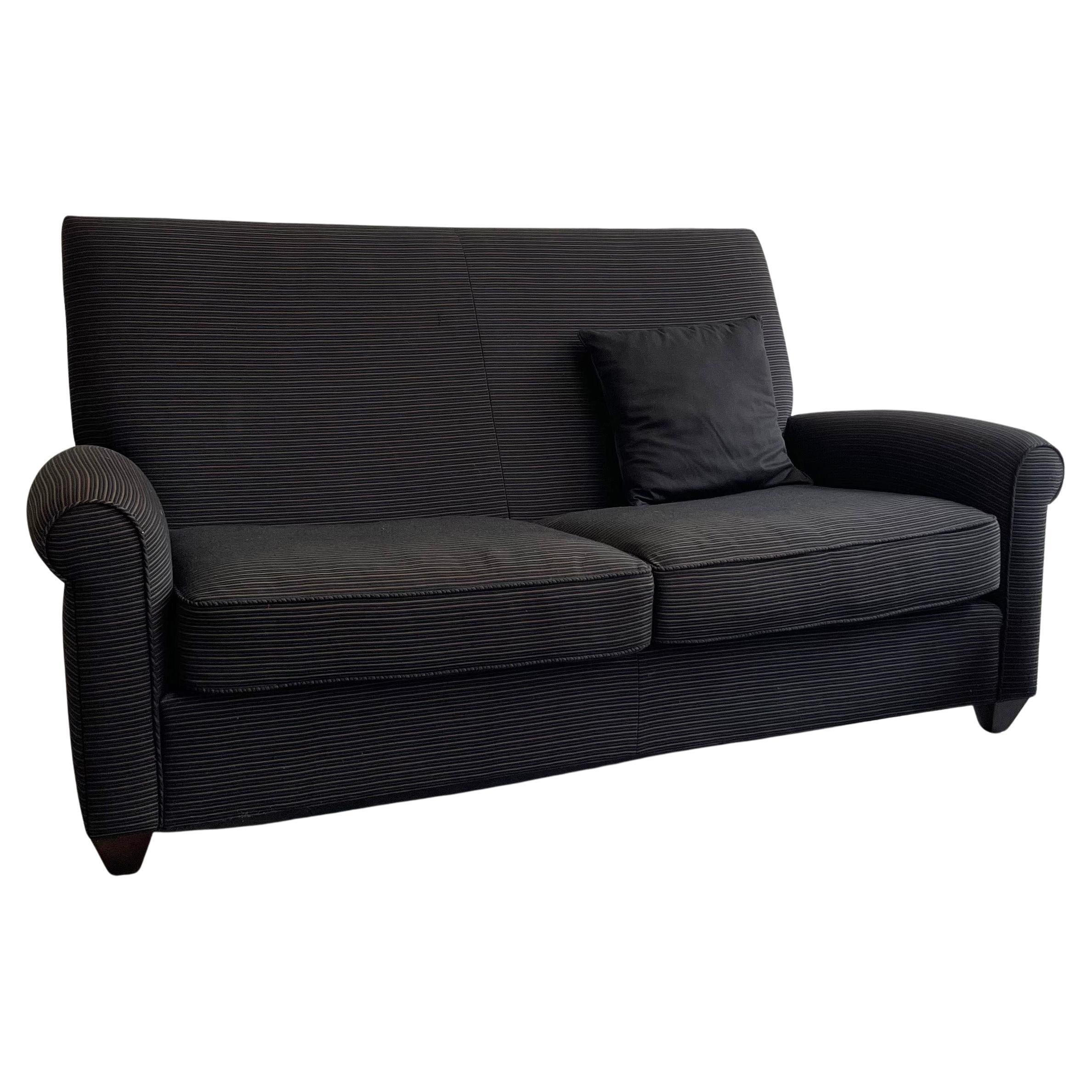 Italian Upholstered Loveseat Sofa By Donghia