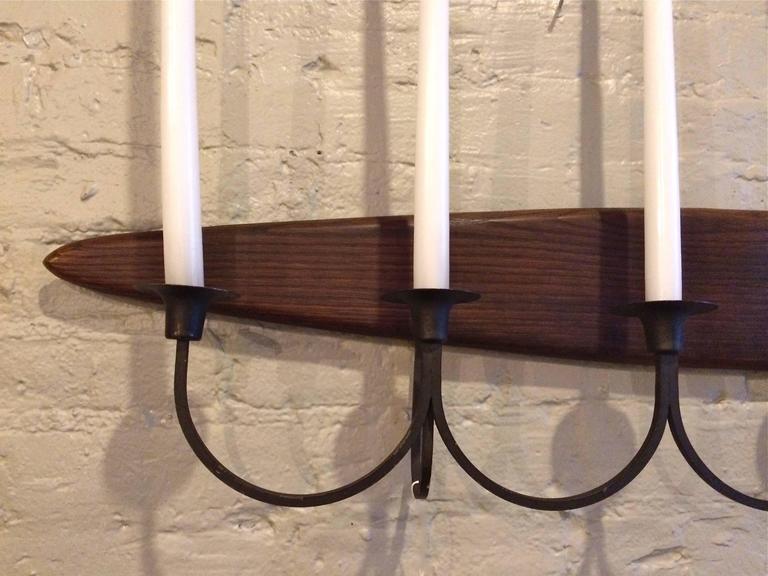 Mid-Century Modern Raymor Midcentury Candelabra Wall Sconce For Sale