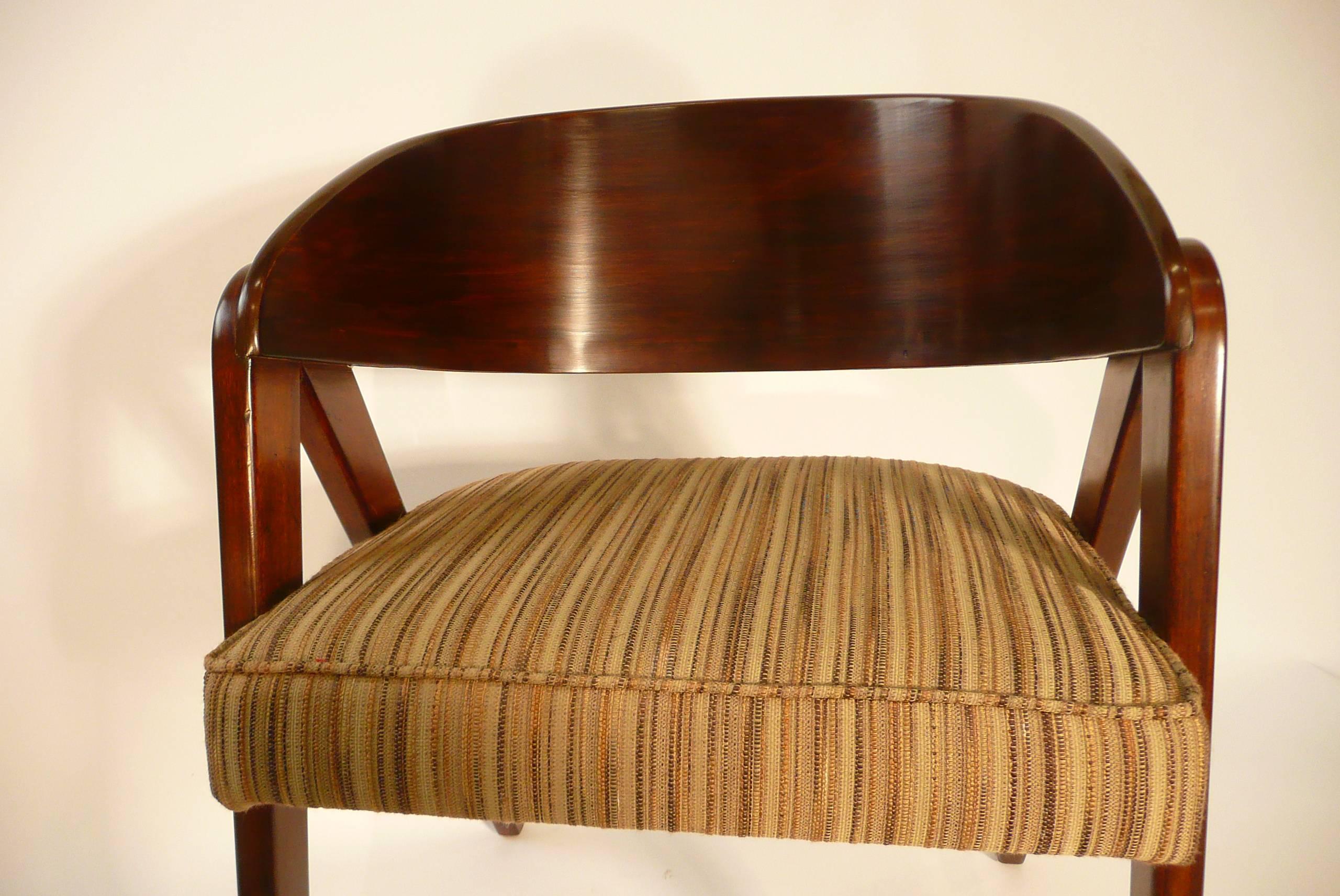Mid-20th Century Pair of Allan Gould for Herman Miller Compass Chairs